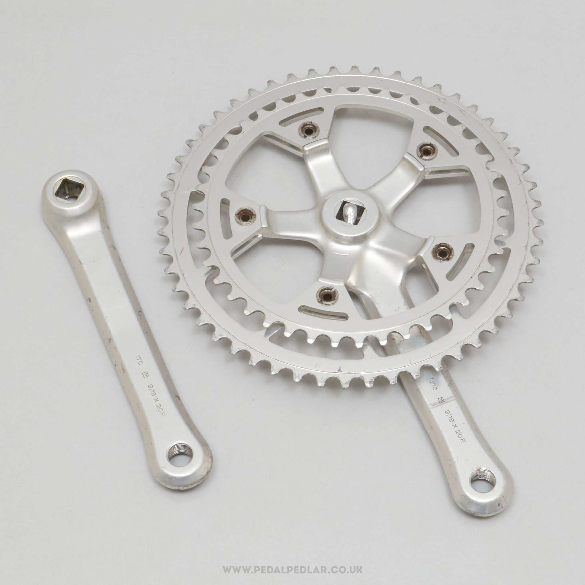 Campagnolo Victory (0355) c.1985 Vintage 170 mm Road Chainset - Pedal Pedlar - Bike Parts For Sale