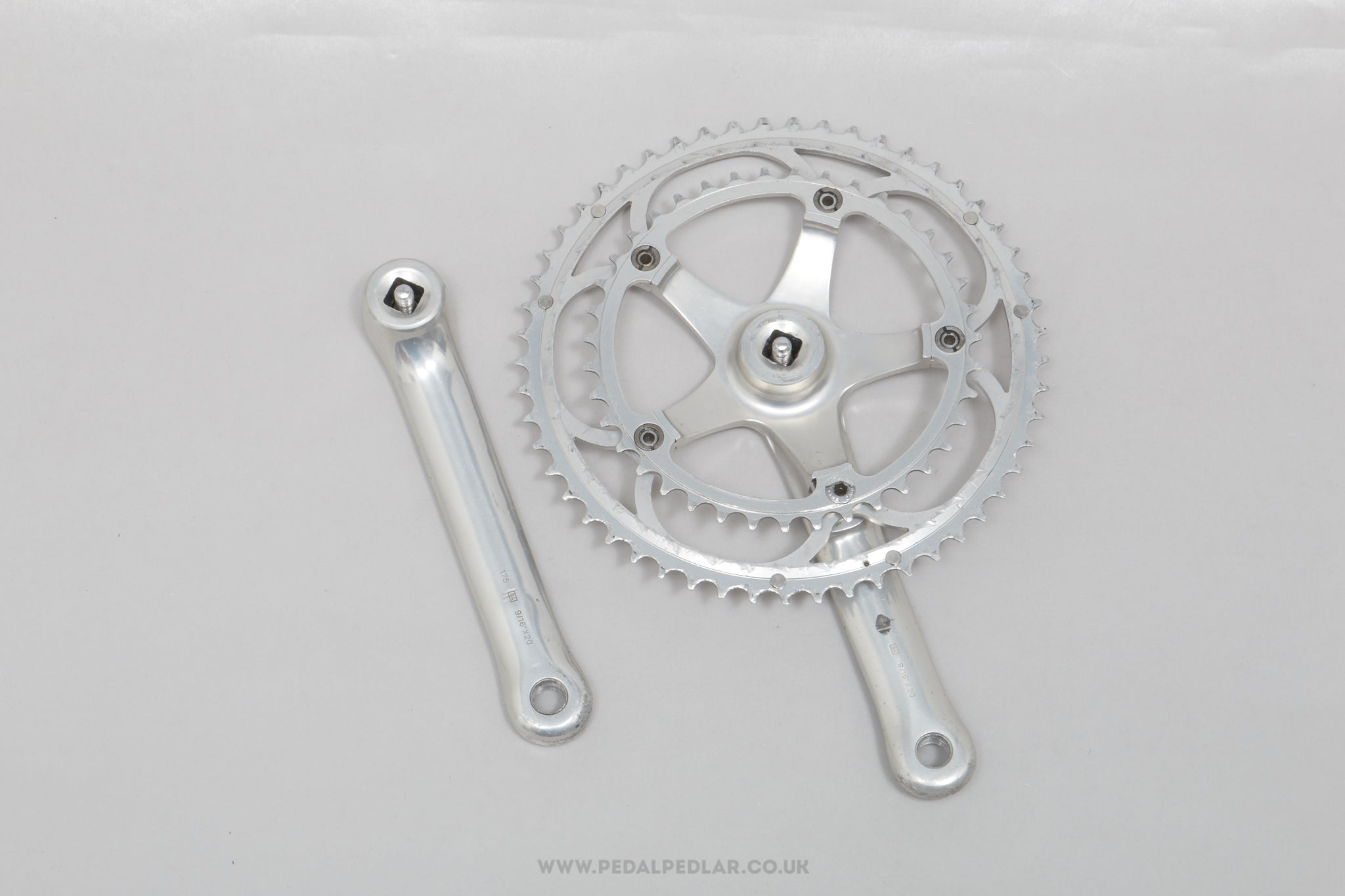 Campagnolo C-Record (A040) 2nd Type c.1994 Classic Chainset - Pedal Pedlar - Bike Parts For Sale