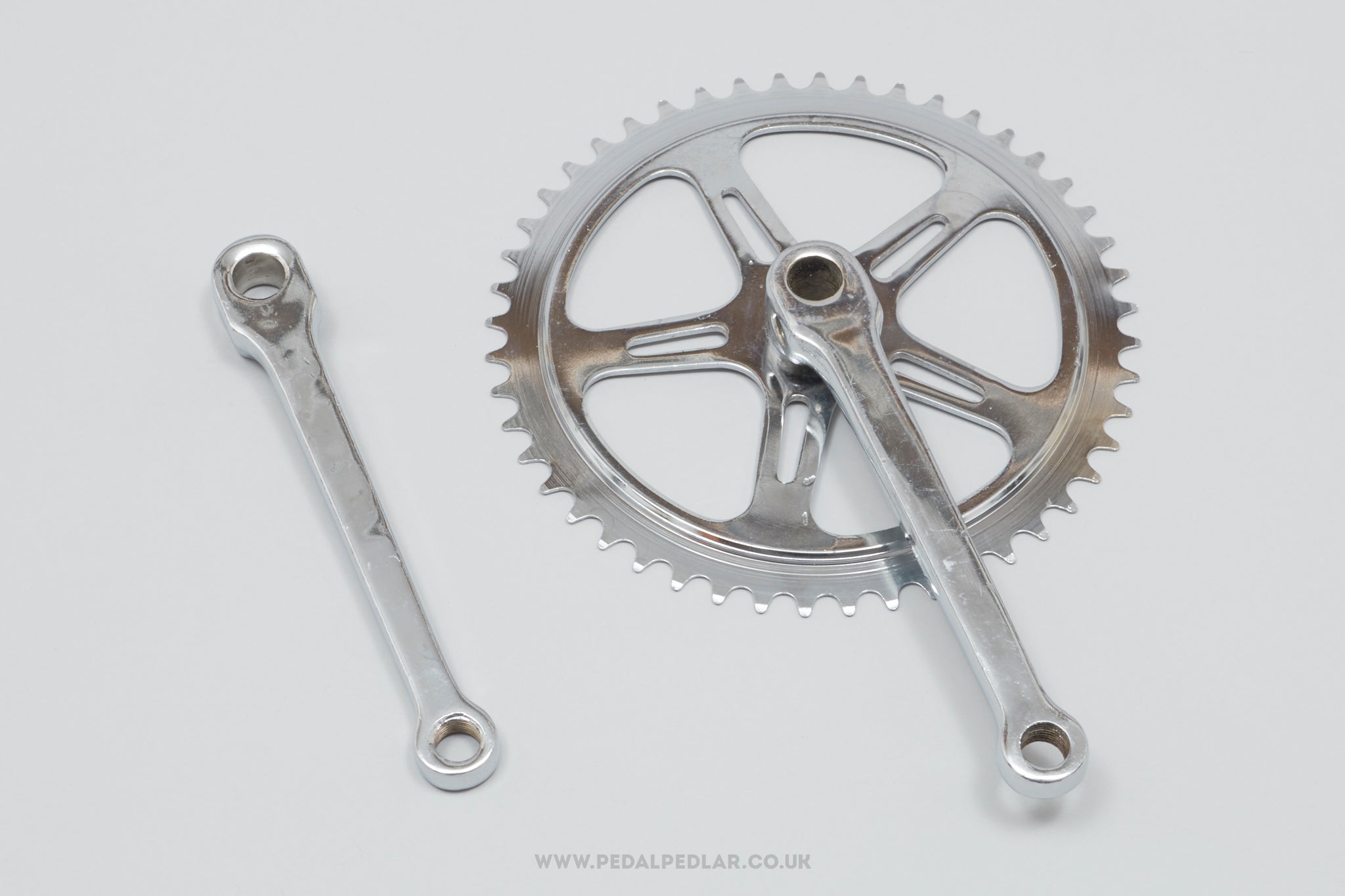Unbranded Vintage Single 48T Cottered Town/City Crank/Chainset - Pedal Pedlar - Bike Parts For Sale