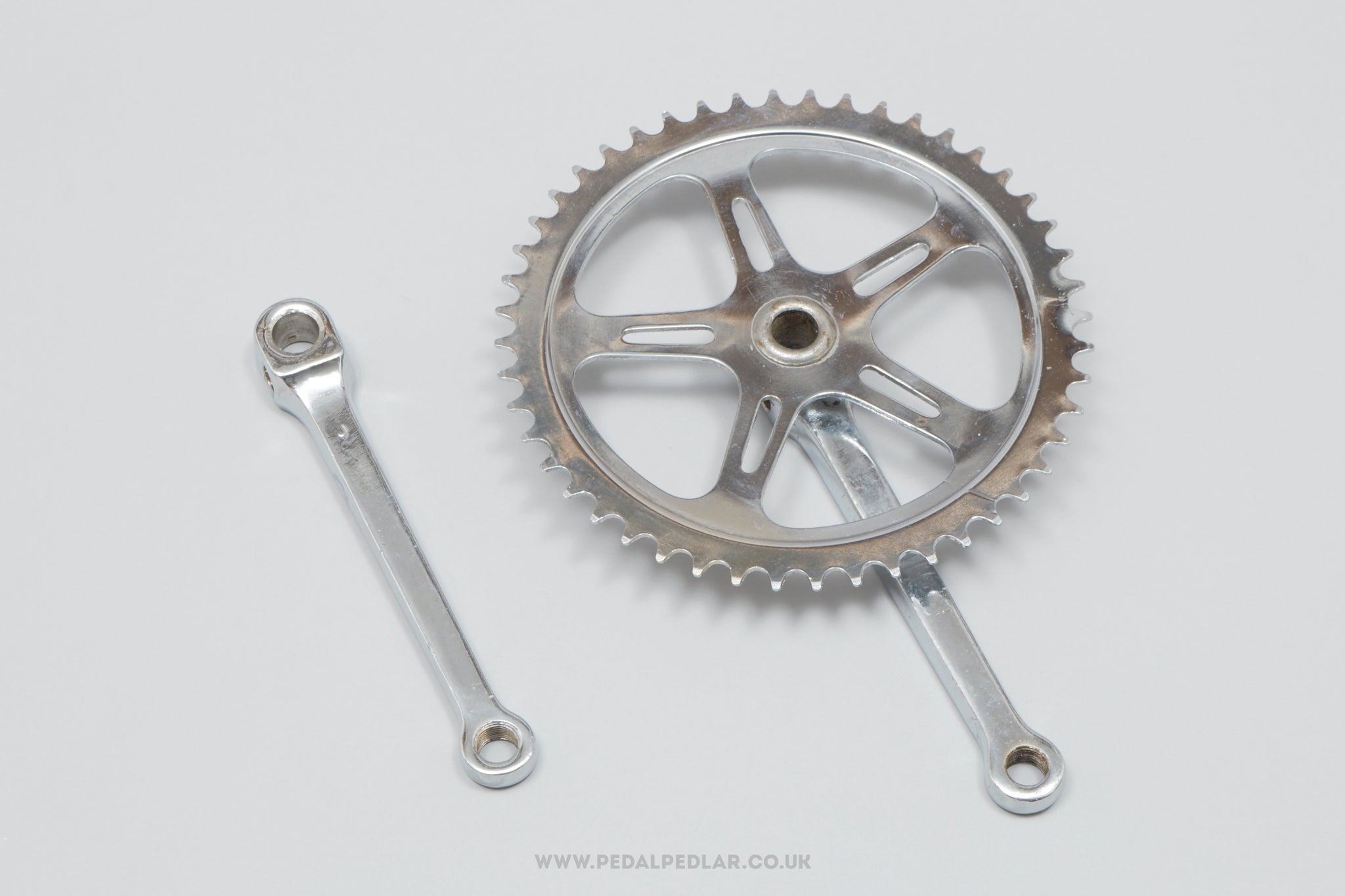 Unbranded Vintage Single 48T Cottered Town/City Crank/Chainset - Pedal Pedlar - Bike Parts For Sale