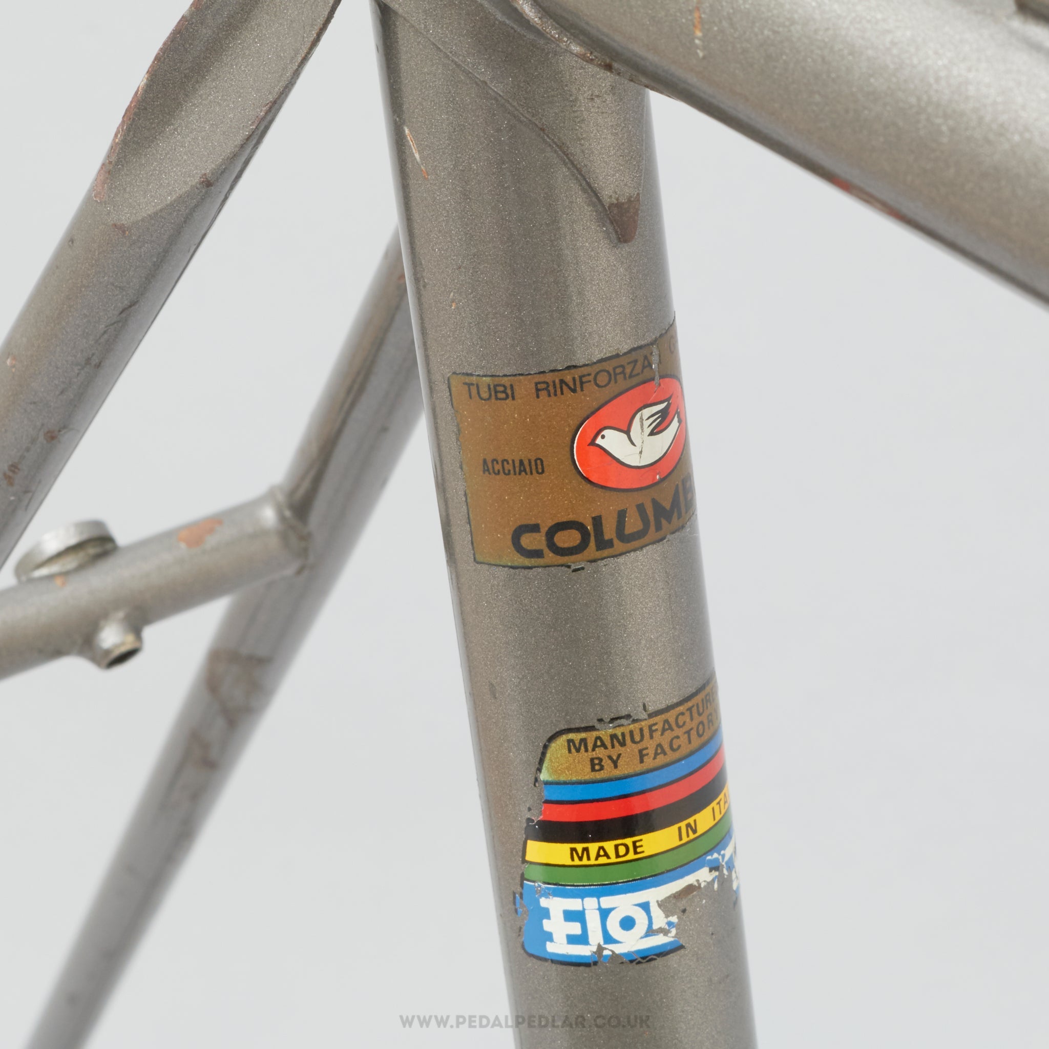 53cm Coppi (Fiorelli) Milano-Sanremo Vintage Italian Steel Road Bike Frame Set - Pedal Pedlar - Bike Frames For Sale