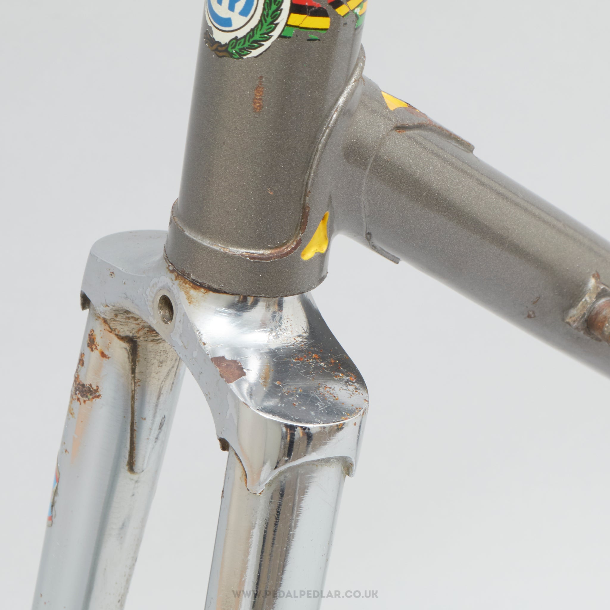 53cm Coppi (Fiorelli) Milano-Sanremo Vintage Italian Steel Road Bike Frame Set - Pedal Pedlar - Bike Frames For Sale