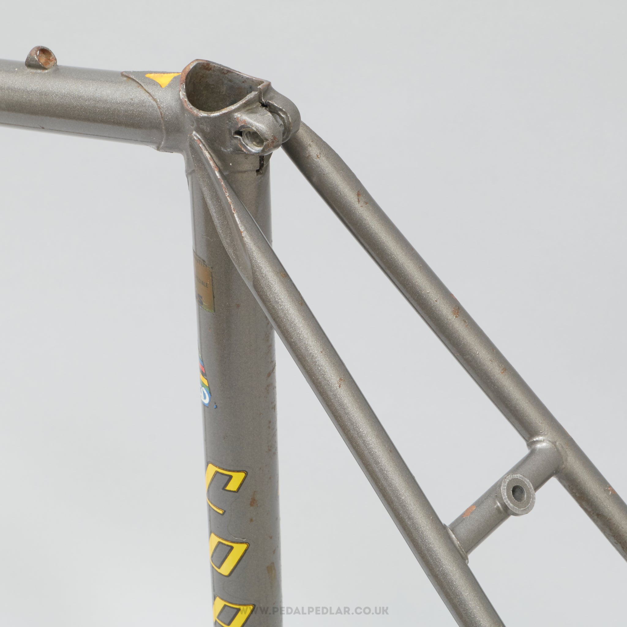 53cm Coppi (Fiorelli) Milano-Sanremo Vintage Italian Steel Road Bike Frame Set - Pedal Pedlar - Bike Frames For Sale