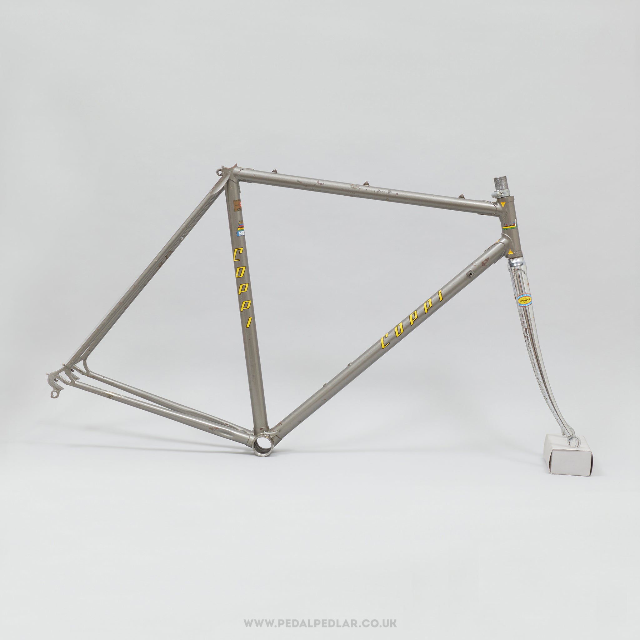 53cm Coppi (Fiorelli) Milano-Sanremo Vintage Italian Steel Road Bike Frame Set - Pedal Pedlar - Bike Frames For Sale