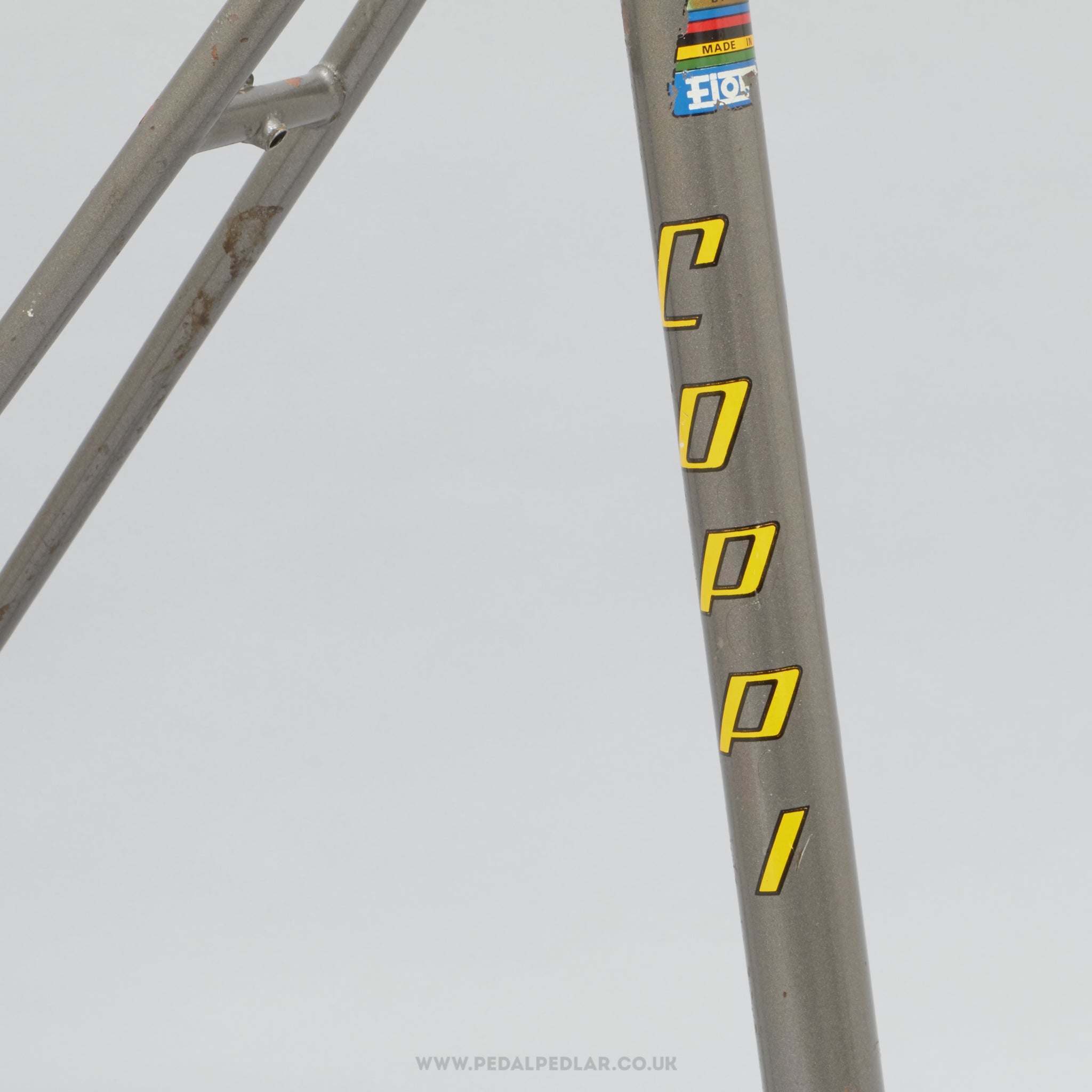 53cm Coppi (Fiorelli) Milano-Sanremo Vintage Italian Steel Road Bike Frame Set - Pedal Pedlar - Bike Frames For Sale