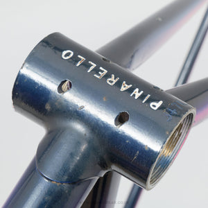 56.5cm Pinarello Asolo c.1991 Classic Italian Steel Road Bike Frame Set - Pedal Pedlar - Bike Frames For Sale