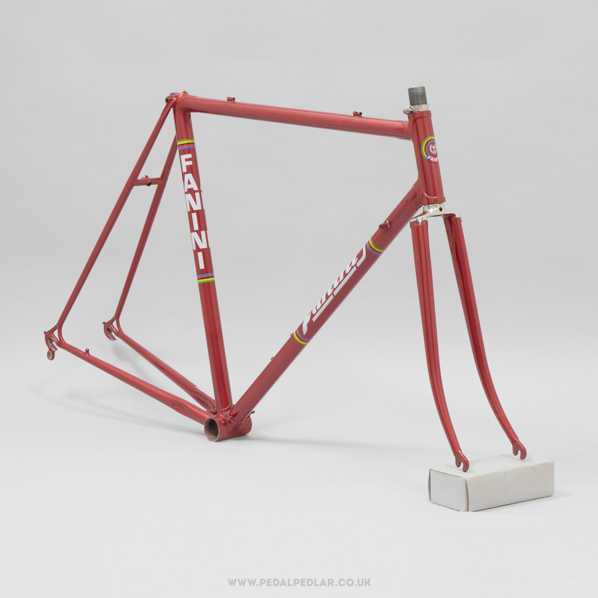 54cm Fanini Super Vintage Italian Steel Road Bike Frame Set