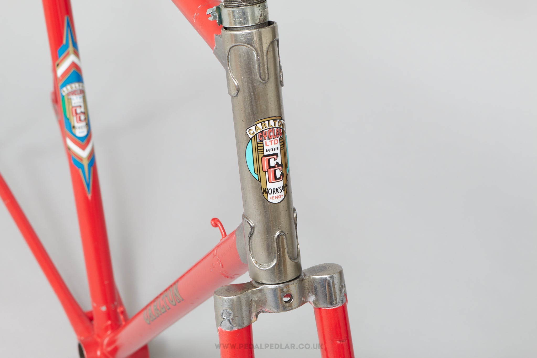 57.5cm Carlton Massed Start Vintage British Road Bike Frame