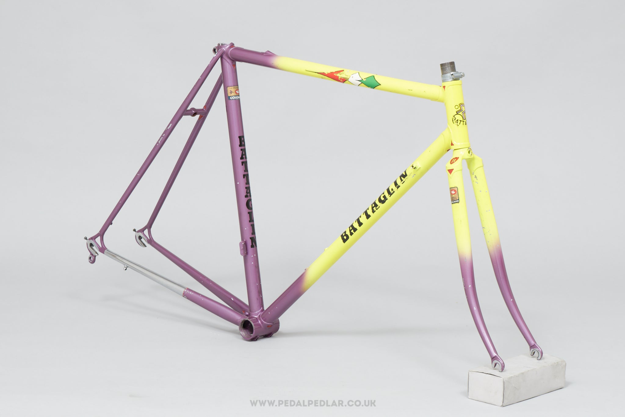 52cm Bottecchia Battaglin Branded Vintage Italian Road Bike Frame - Pedal Pedlar - Framesets For Sale