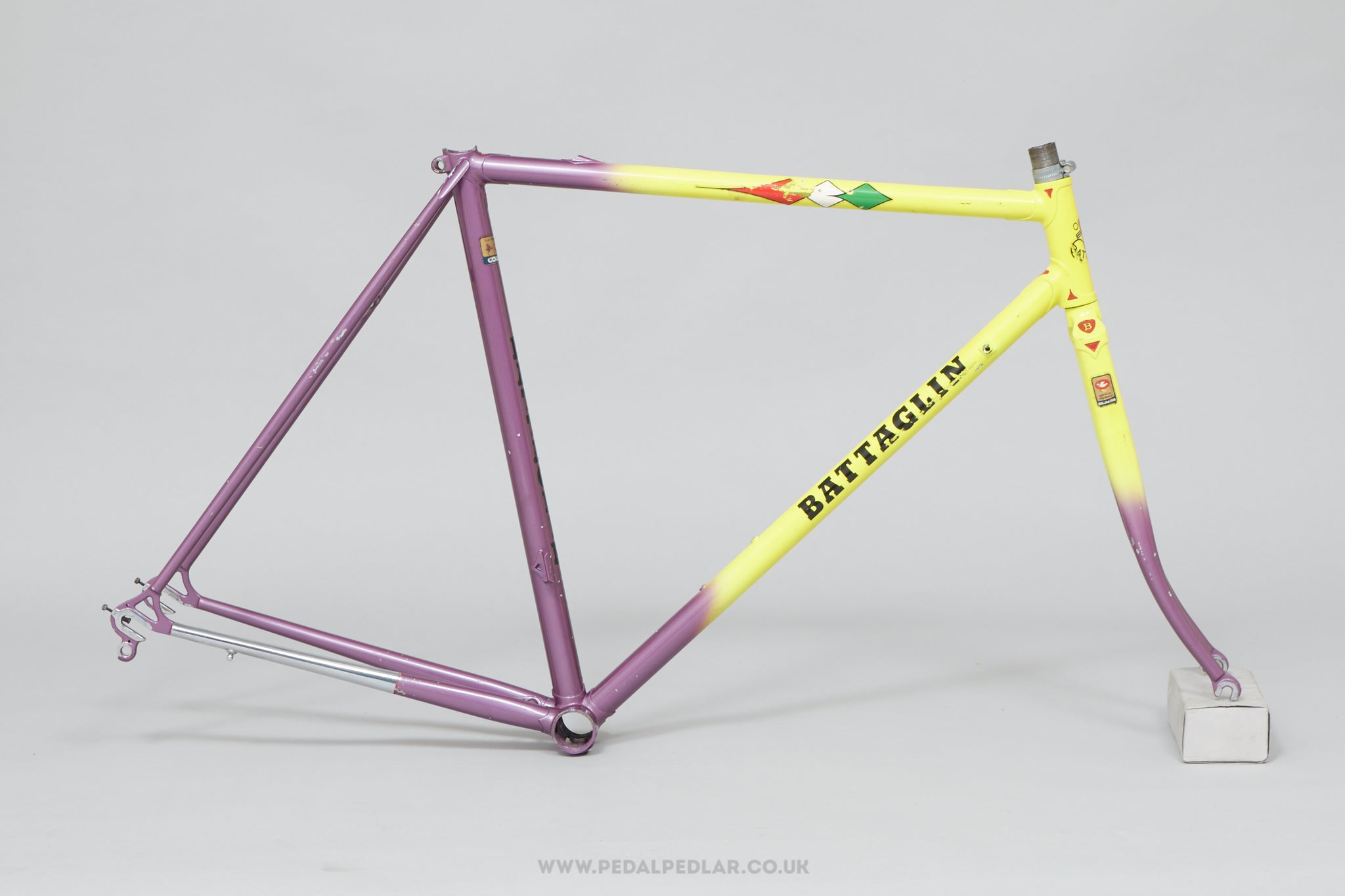 52cm Bottecchia Battaglin Branded Vintage Italian Road Bike Frame - Pedal Pedlar - Framesets For Sale