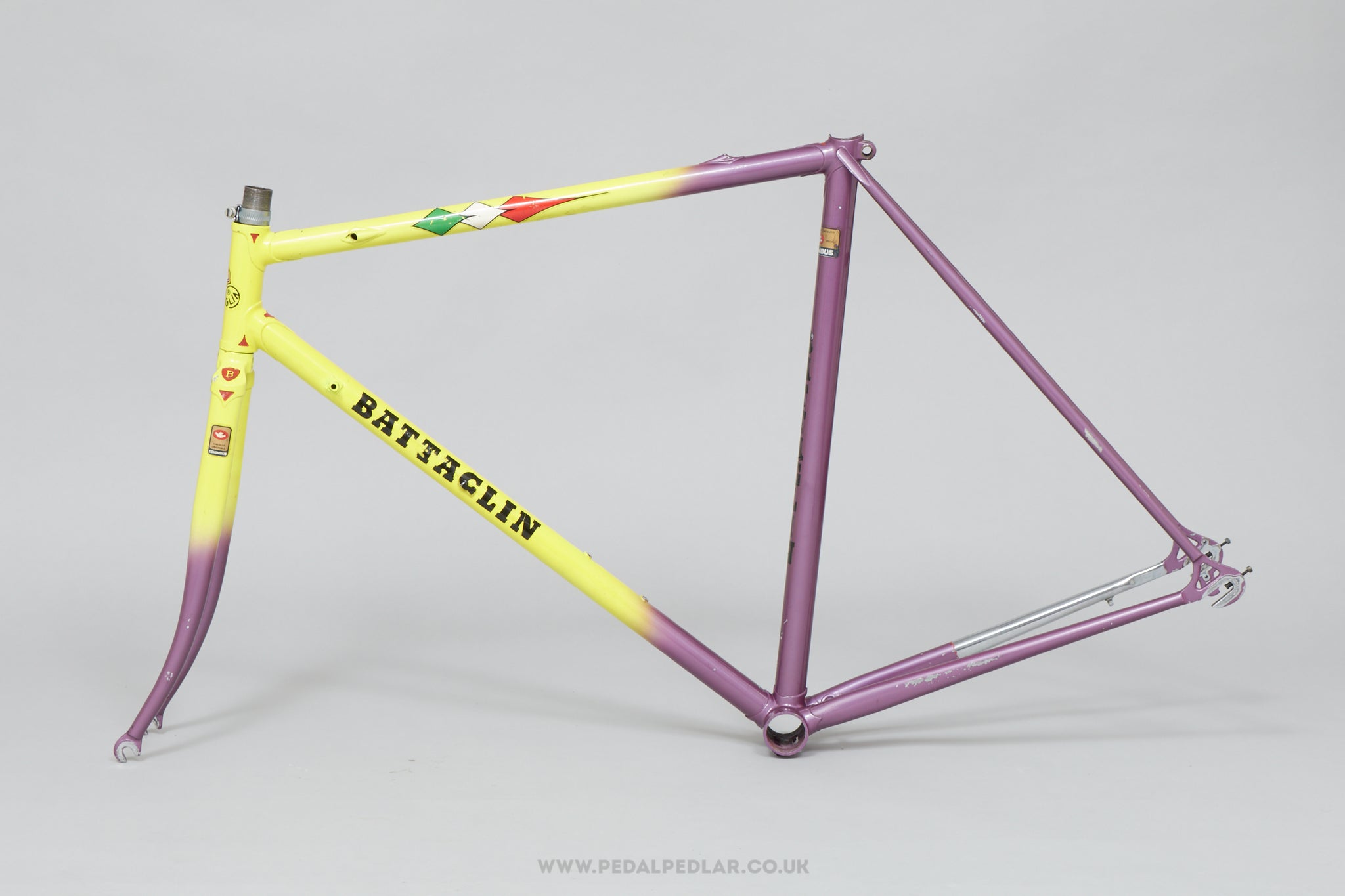 52cm Bottecchia Battaglin Branded Vintage Italian Road Bike Frame - Pedal Pedlar - Framesets For Sale
