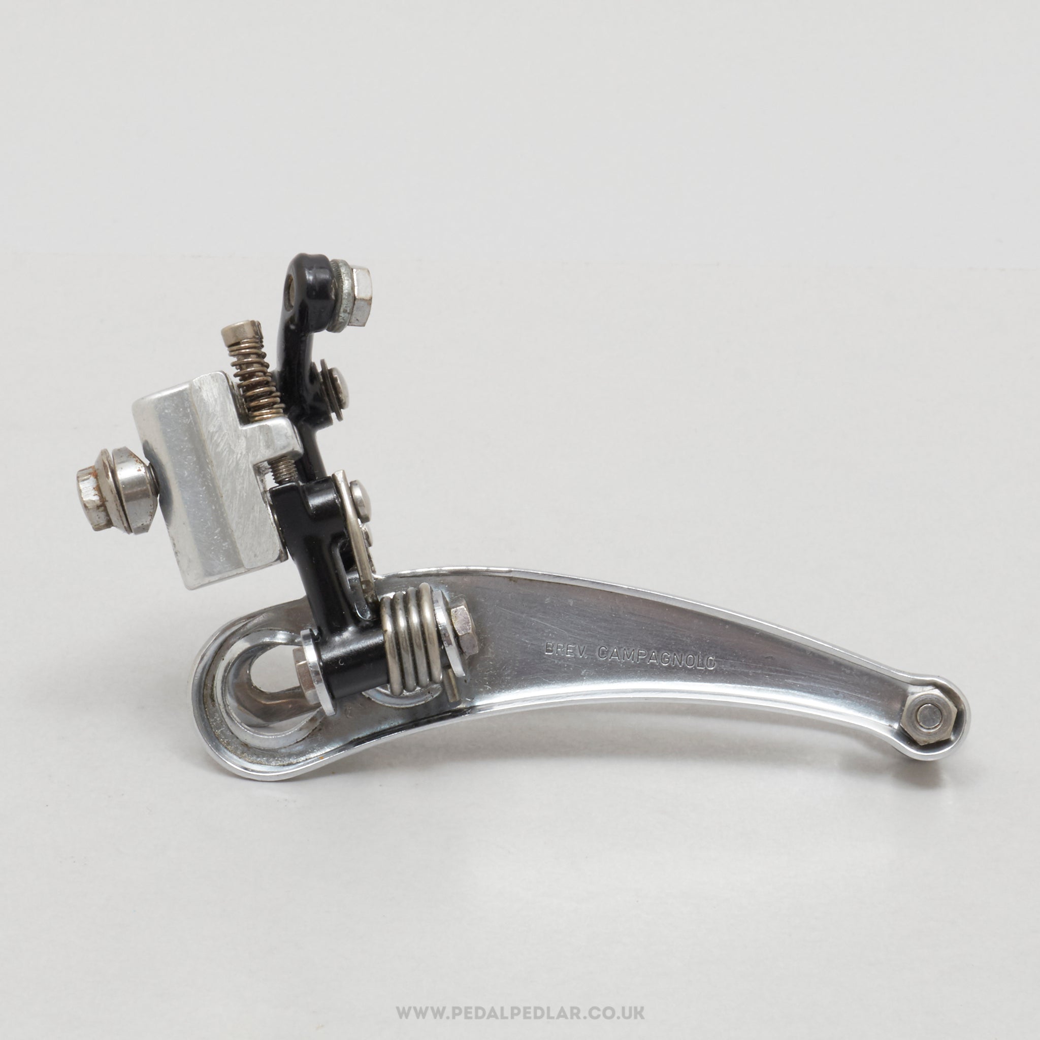 Campagnolo Super Record (1052/SR / 0104011) Vintage Braze-On Front Derailleur - Pedal Pedlar - Bike Parts For Sale