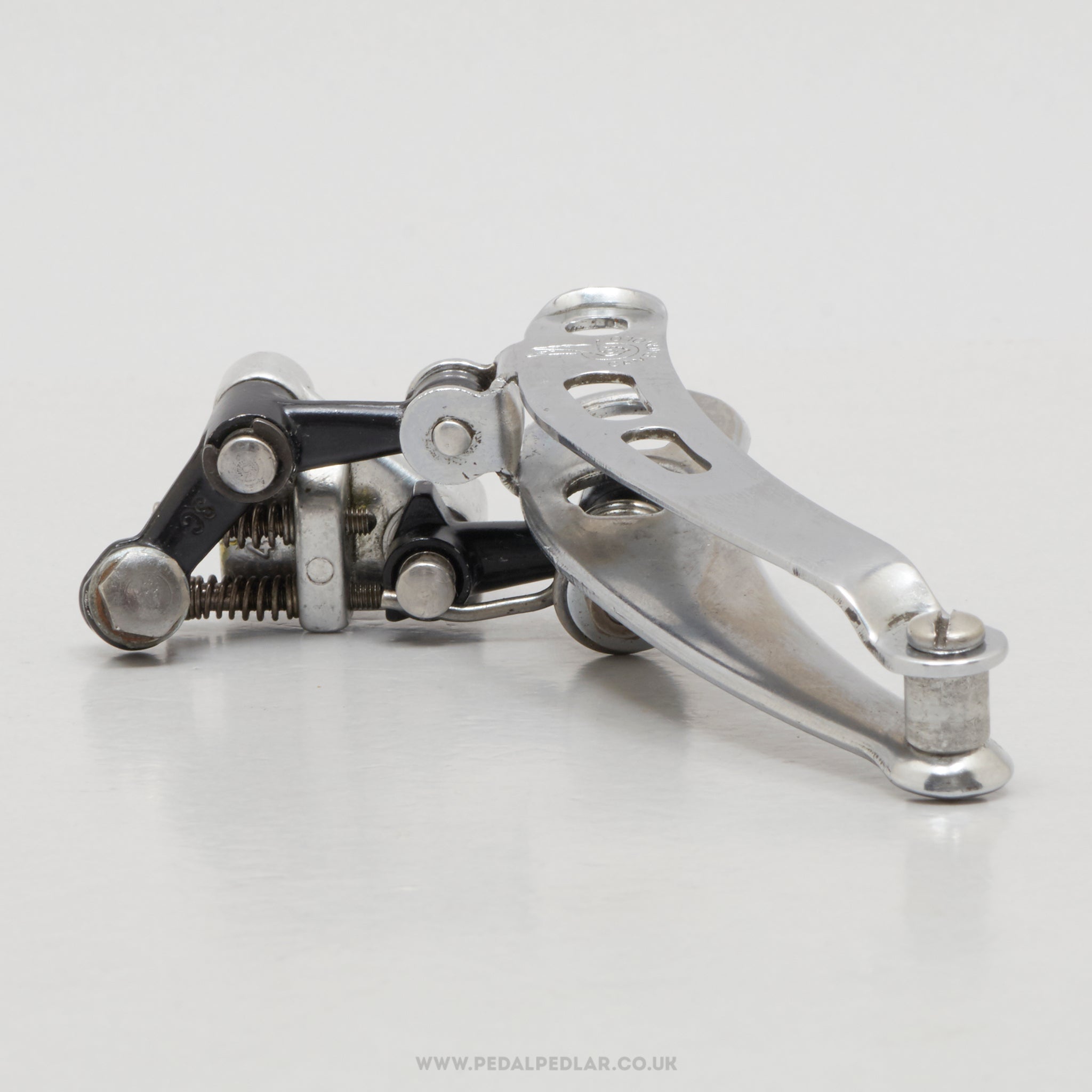Campagnolo Super Record (1052/SR / 0104011) Vintage Braze-On Front Derailleur - Pedal Pedlar - Bike Parts For Sale