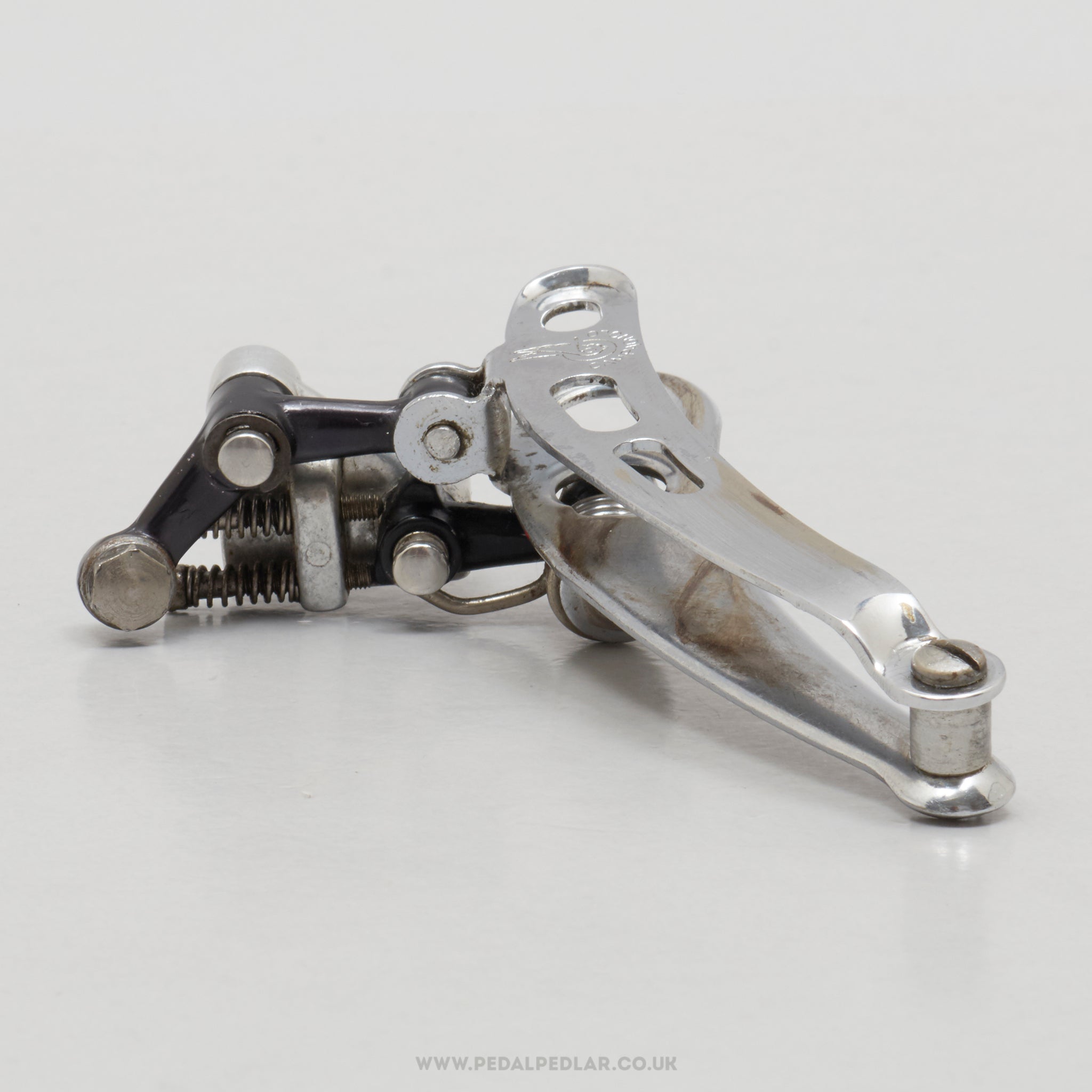 Campagnolo Super Record (1052/SR / 0104011) Vintage Braze-On Front Derailleur - Pedal Pedlar - Bike Parts For Sale