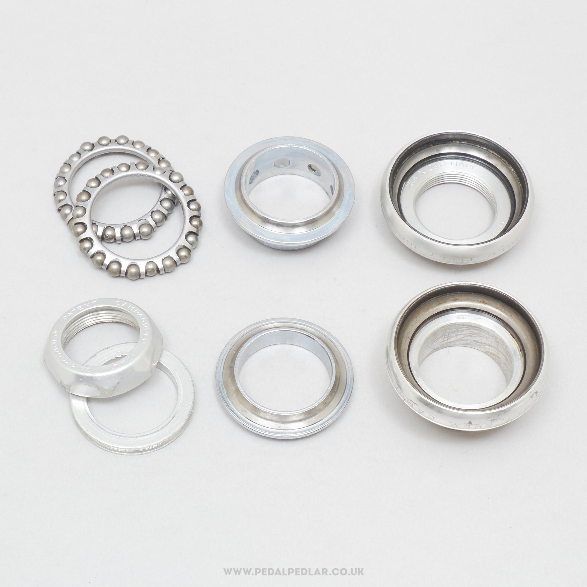 Campagnolo Super Record (4041) Strada 2nd Gen Vintage 1" Threaded Italian Headset - Pedal Pedlar - Bike Parts For Sale