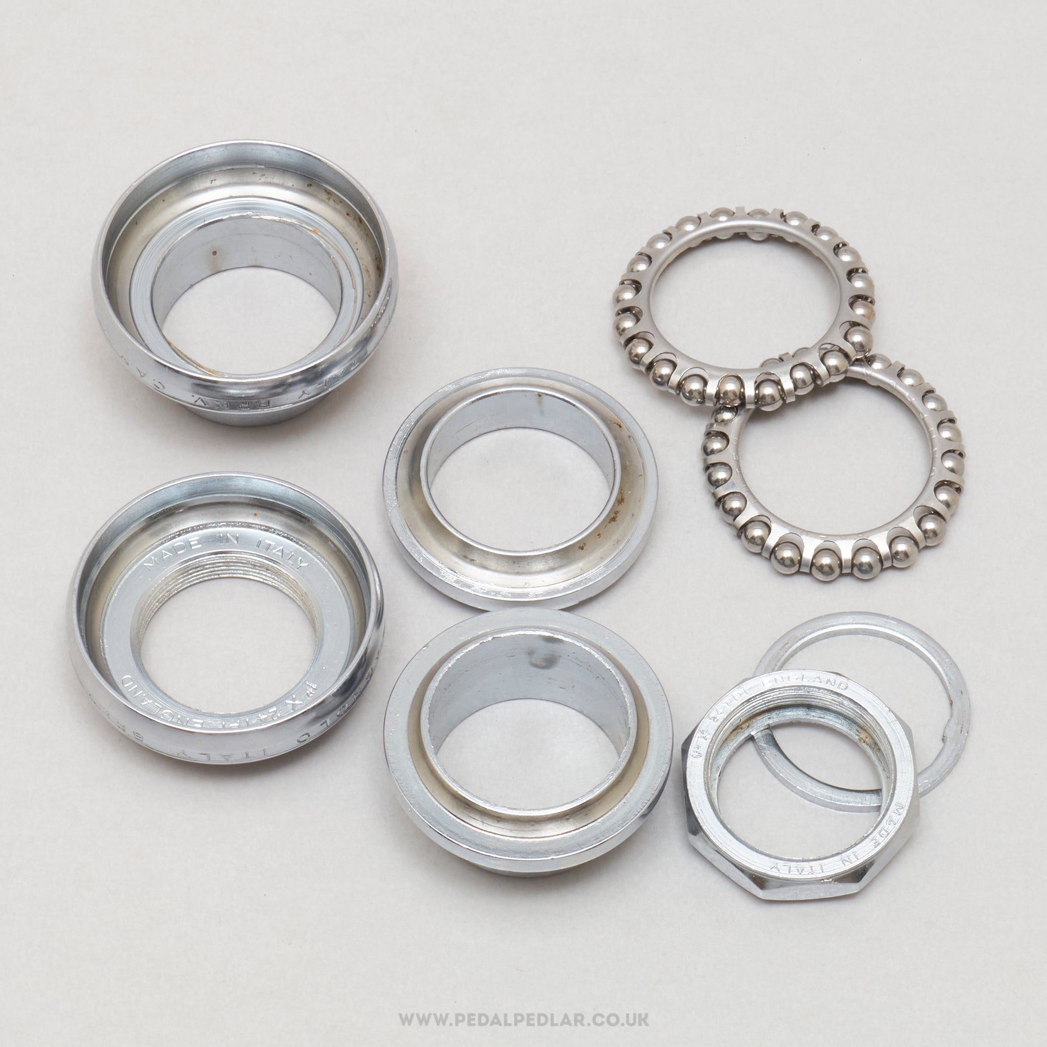 Campagnolo Nuovo Record (1039) Strada Vintage 1" Threaded Headset - Pedal Pedlar - Bike Parts For Sale