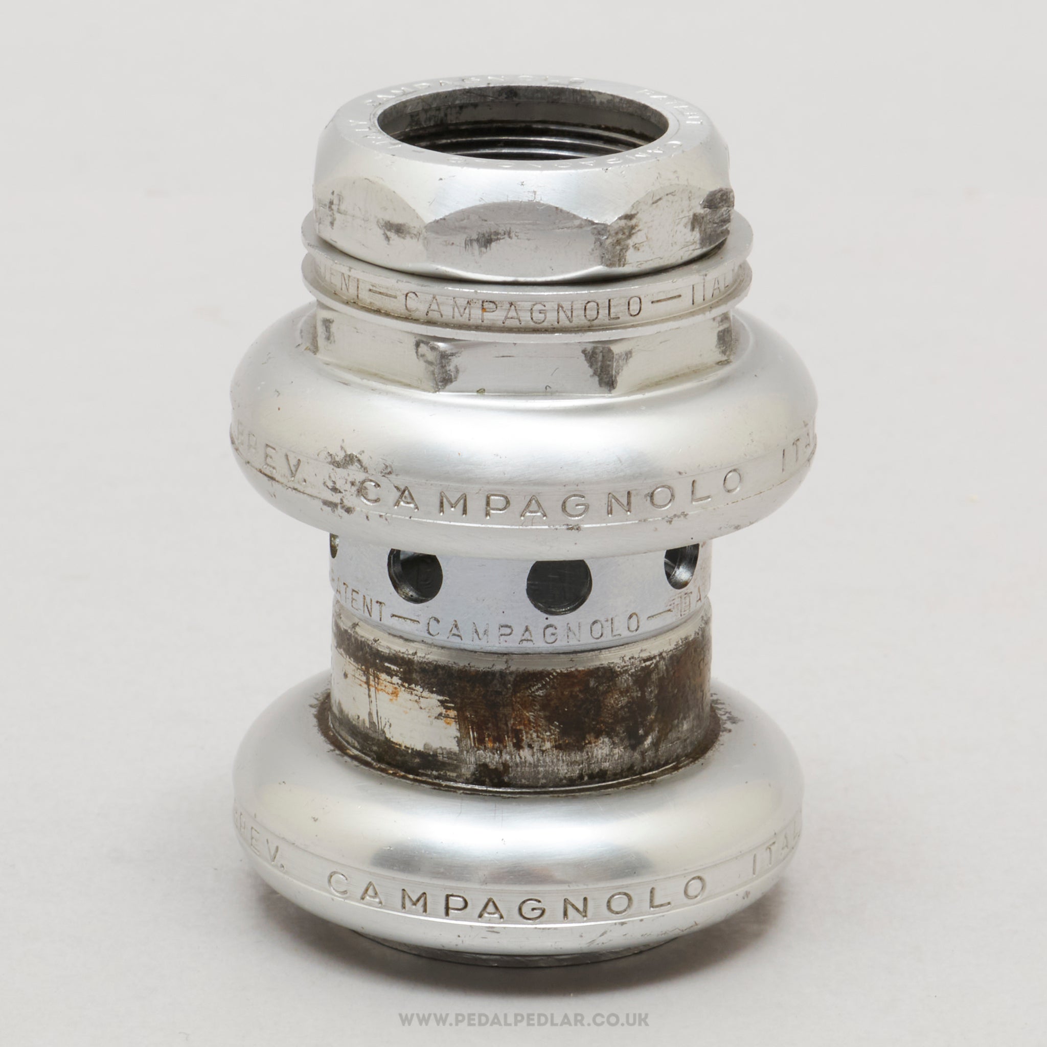 Campagnolo Super Record (4041) Strada 2nd Gen Vintage 1" Threaded Headset - Pedal Pedlar - Bike Parts For Sale