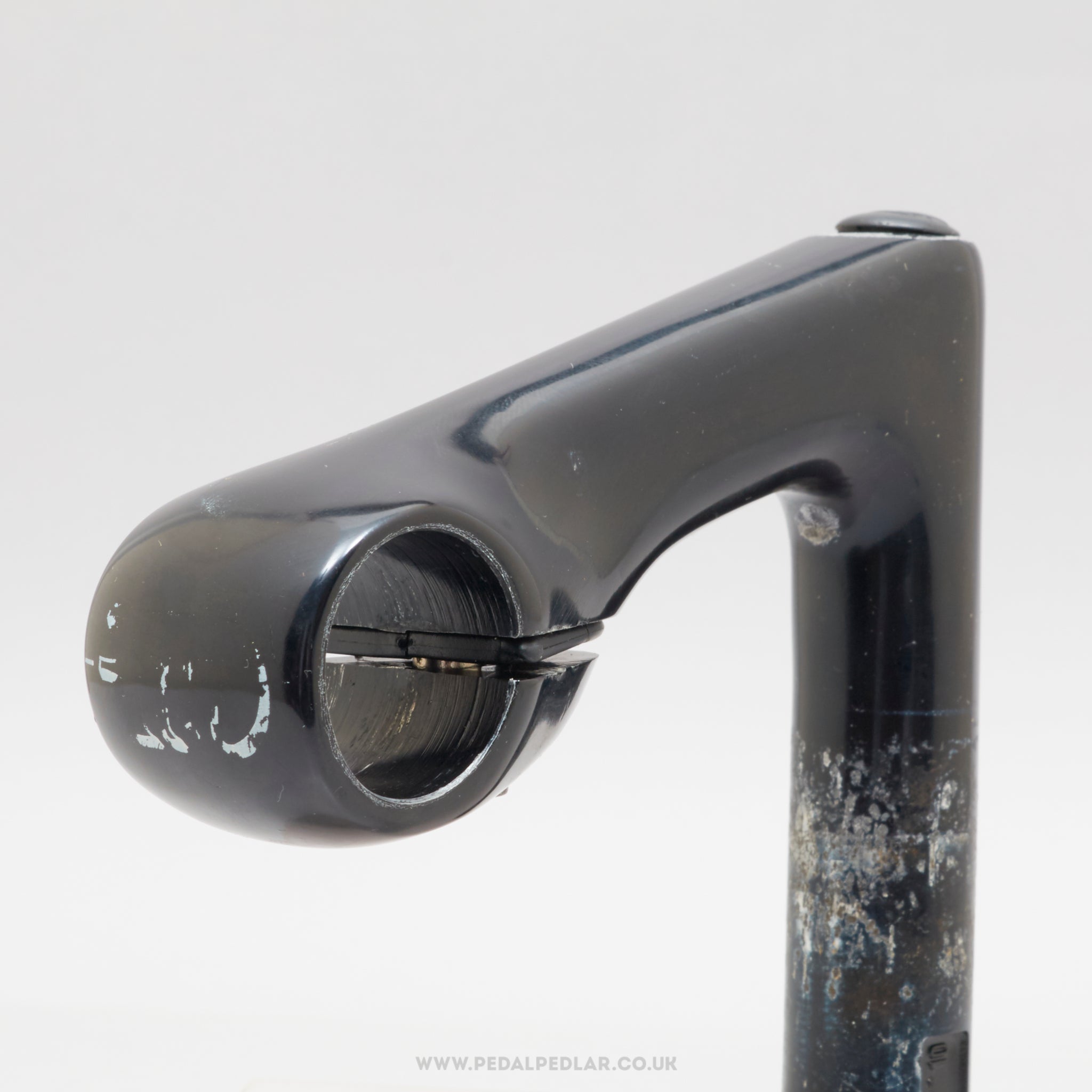 3TTT Record 84 (AR84N) 3rd Type Black c.1990 Vintage 100 mm 1" Quill Stem - Pedal Pedlar - Bike Parts For Sale