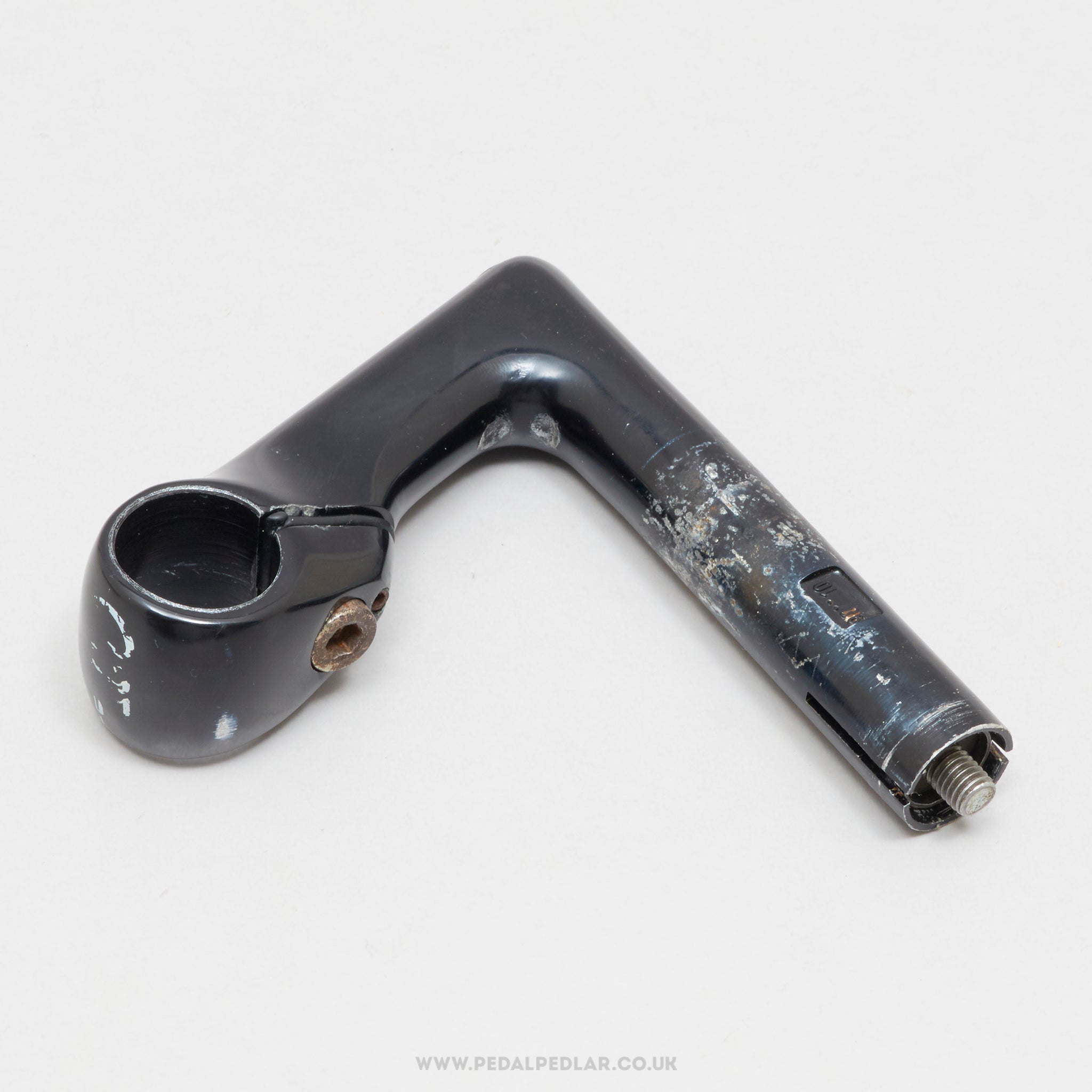 3TTT Record 84 (AR84N) 3rd Type Black c.1990 Vintage 100 mm 1" Quill Stem - Pedal Pedlar - Bike Parts For Sale
