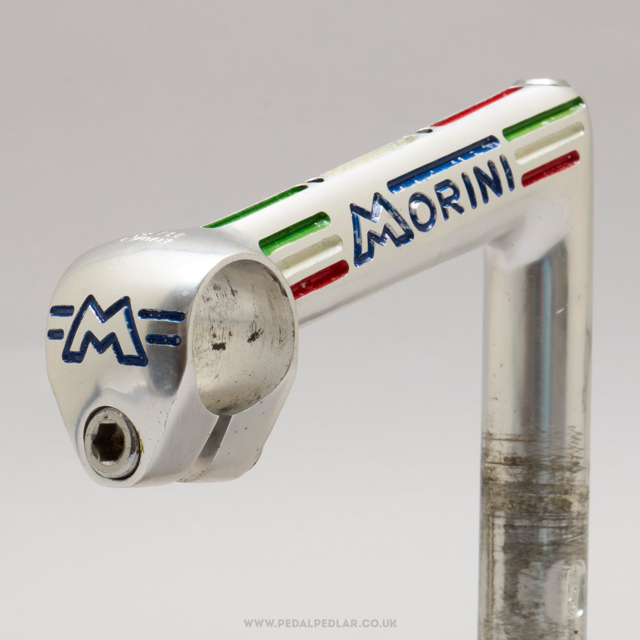 3TTT Record Strada (Mod.1) 2nd Type Morini Pantographed Vintage 115 mm 1" Quill Stem - Pedal Pedlar - Bike Parts For Sale