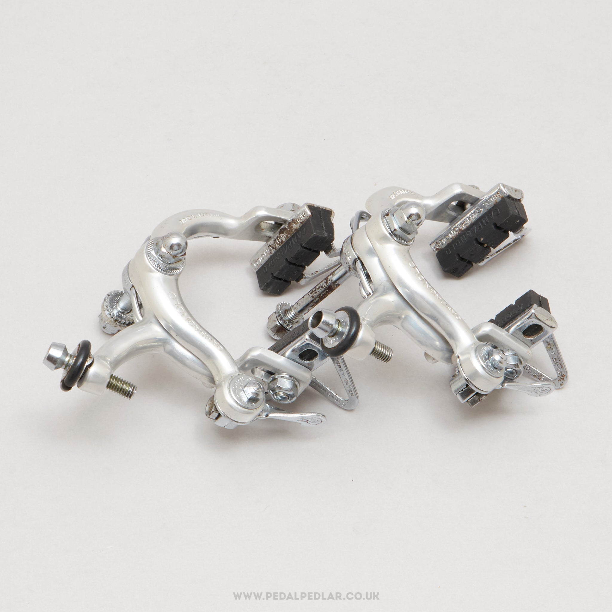 Campagnolo Nuovo Record (2040) Standard Reach Vintage Brake Calipers - Pedal Pedlar - Bike Parts For Sale