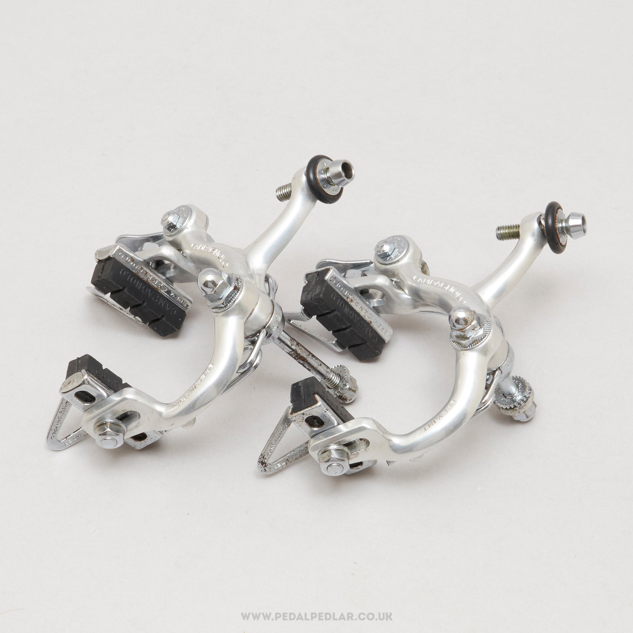 Campagnolo Nuovo Record (2040) Standard Reach Vintage Brake Calipers - Pedal Pedlar - Bike Parts For Sale