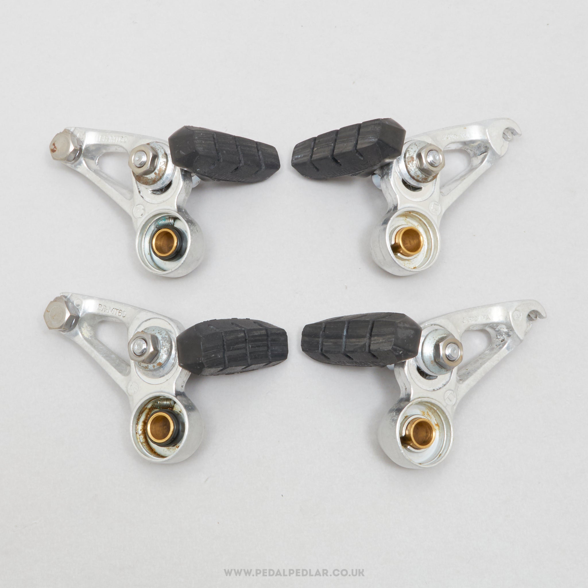 Shimano Deore (BR-MT60) c.1987 Vintage Medium Profile Cantilever Brakes - Pedal Pedlar - Bike Parts For Sale