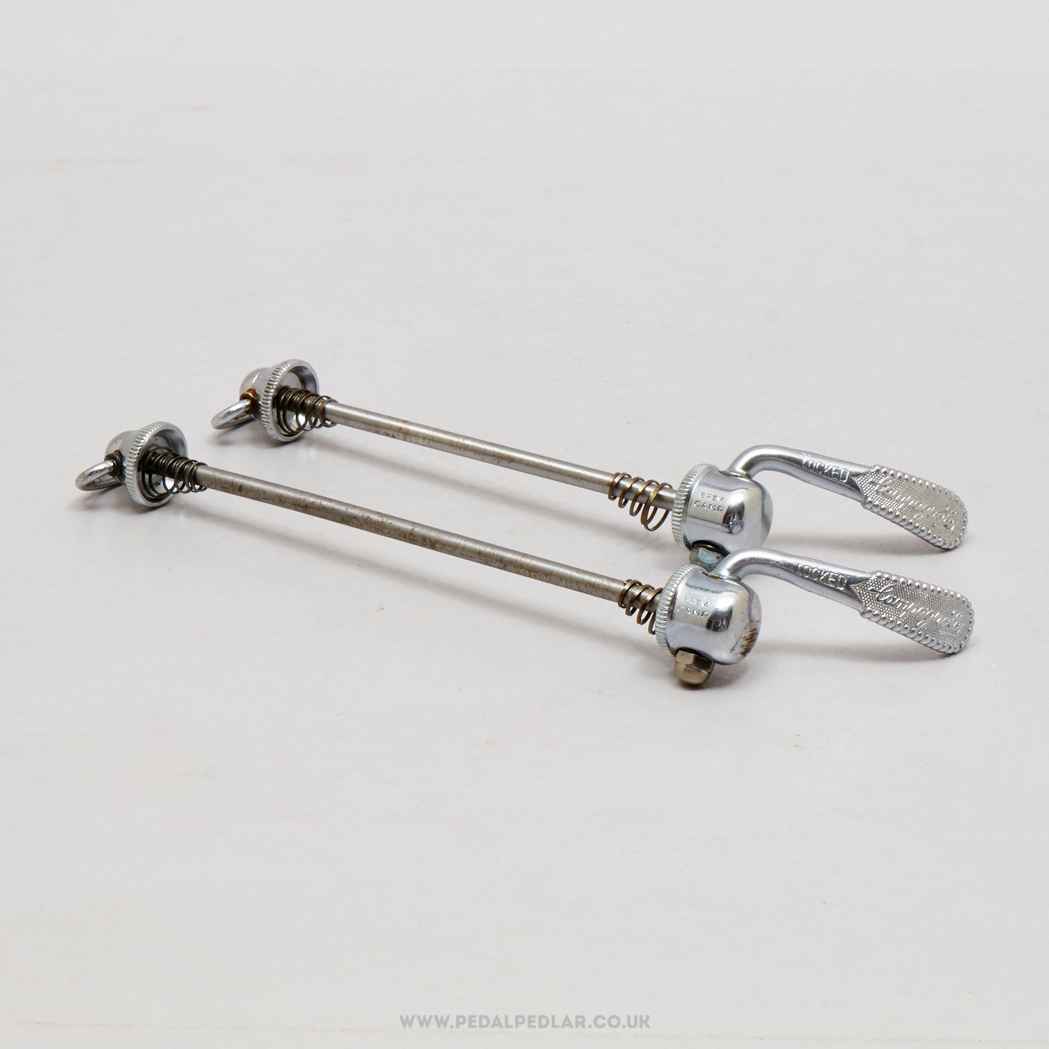 Campagnolo Nuovo/Super Record (1001/3 / 1006/8) Vintage Quick Release Skewers - Pedal Pedlar - Bike Parts For Sale