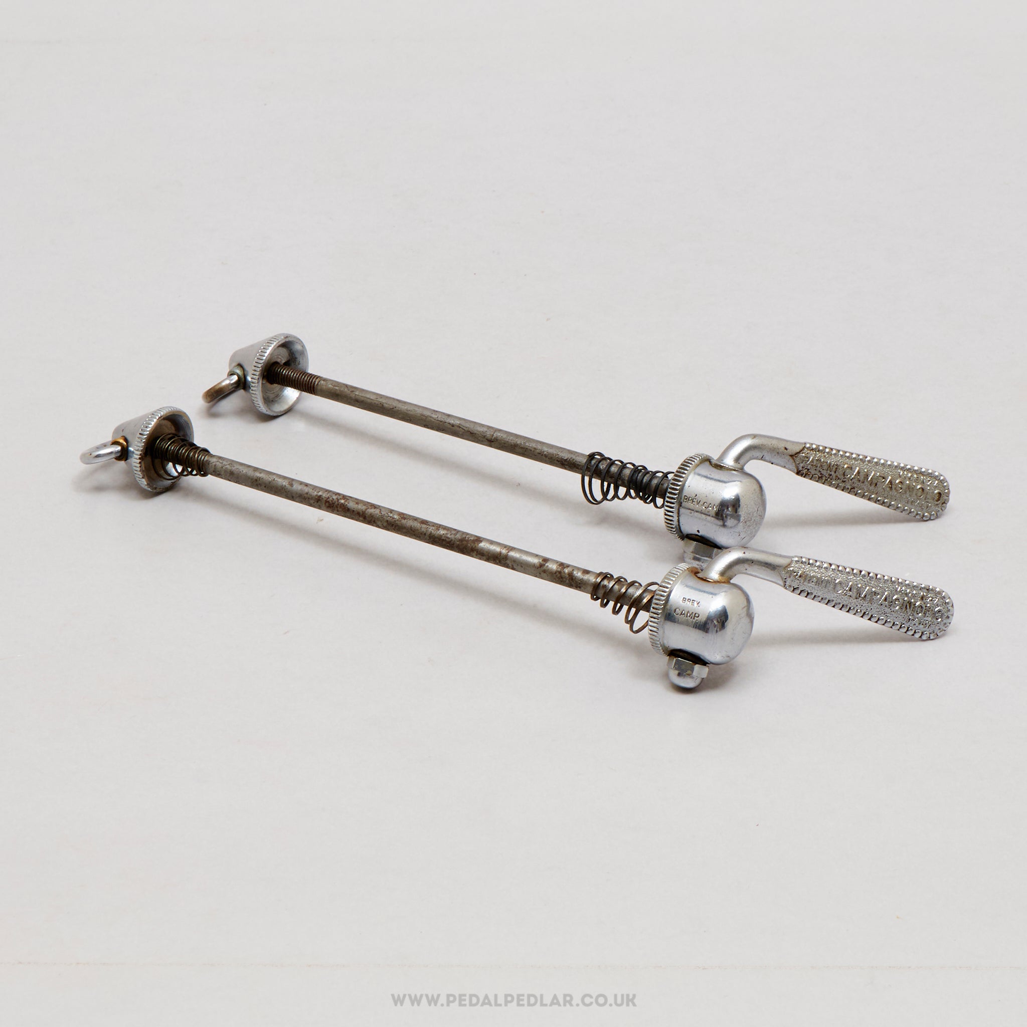 Campagnolo Nuovo/Super Record (1001/3 / 1006/8) Vintage Quick Release Skewers - Pedal Pedlar - Bike Parts For Sale