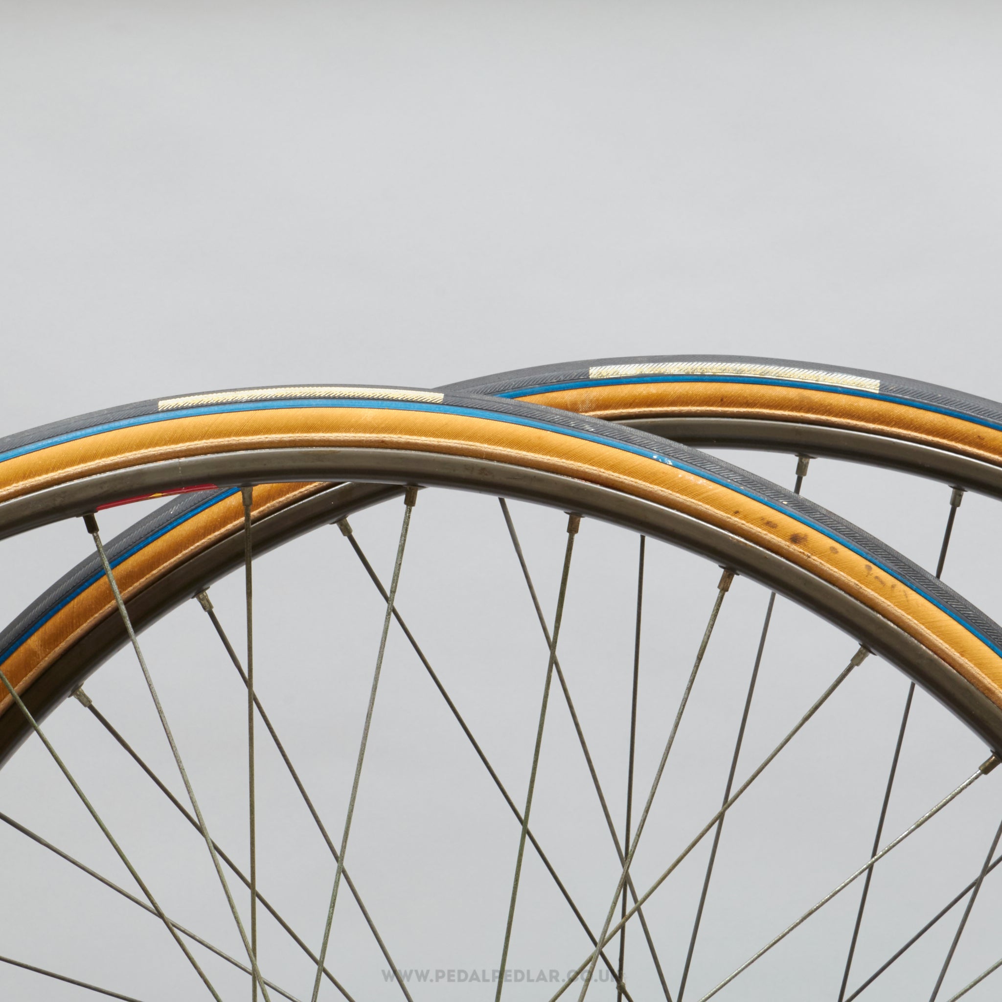 Wolber Profil TB Black/Skin Vintage 700c/28" x 21 mm Tubular Tyres - Pedal Pedlar - Bike Parts For Sale