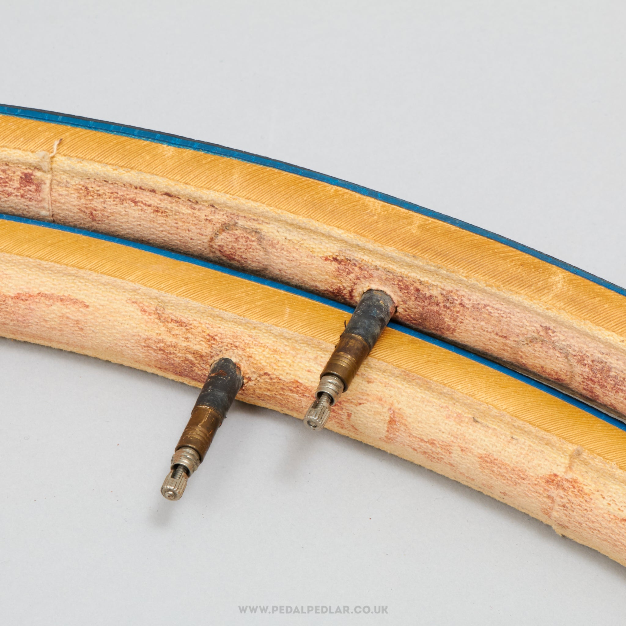 Wolber Profil TB Black/Skin Vintage 700c/28" x 21 mm Tubular Tyres - Pedal Pedlar - Bike Parts For Sale