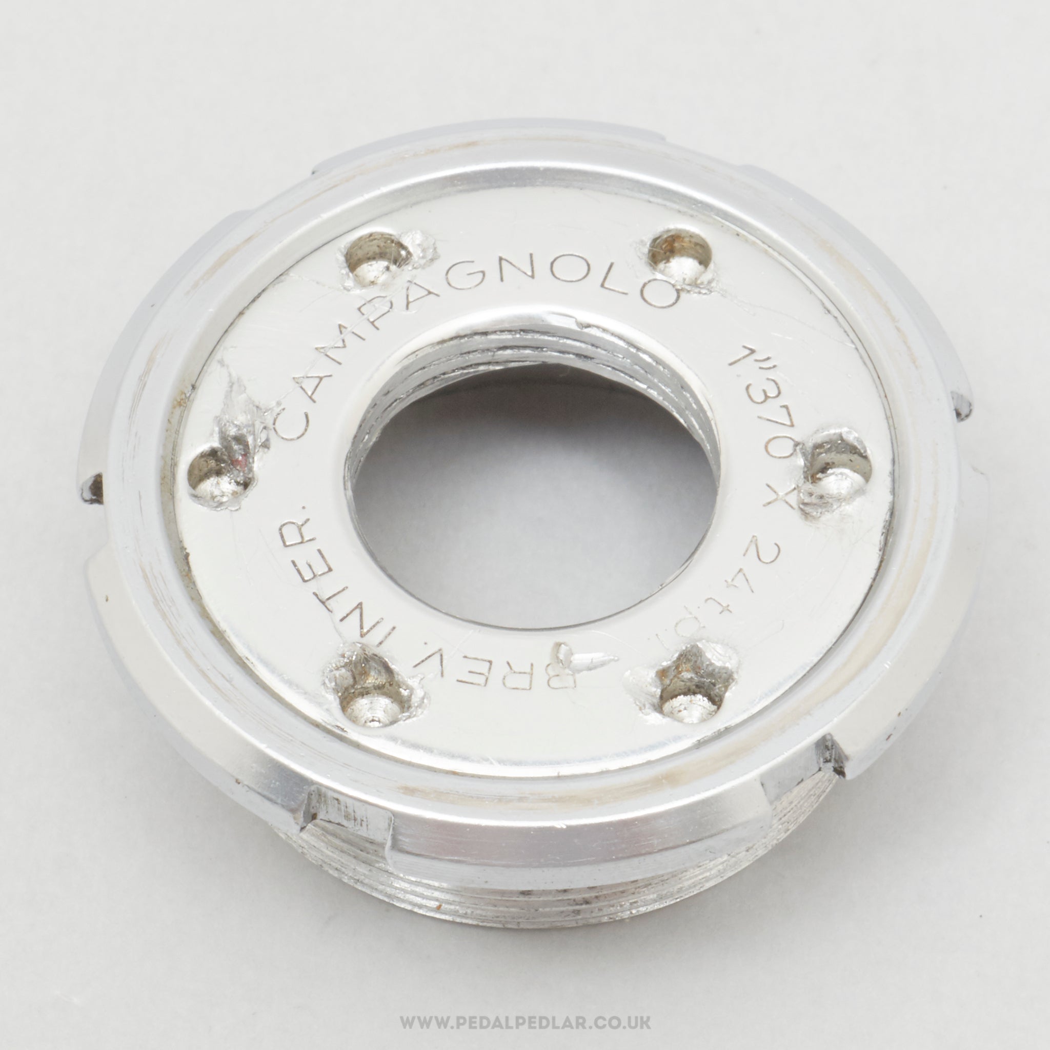 Campagnolo Super Record / C-Record (4034) Vintage English Adjustable Bottom Bracket Cup - Pedal Pedlar - Bike Parts For Sale