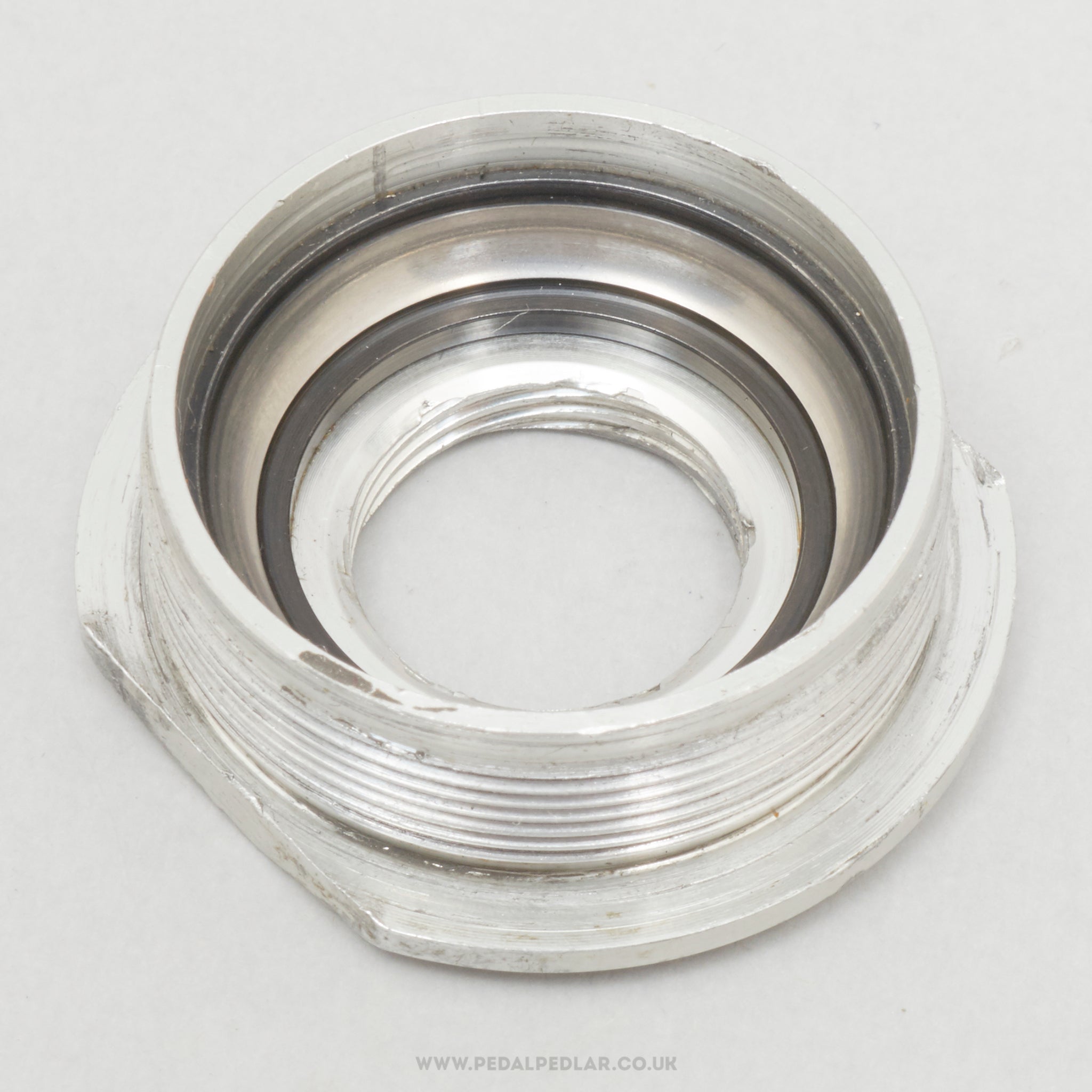 Campagnolo C-Record 2nd Gen Vintage English Fixed Bottom Bracket Cup - Pedal Pedlar - Bike Parts For Sale