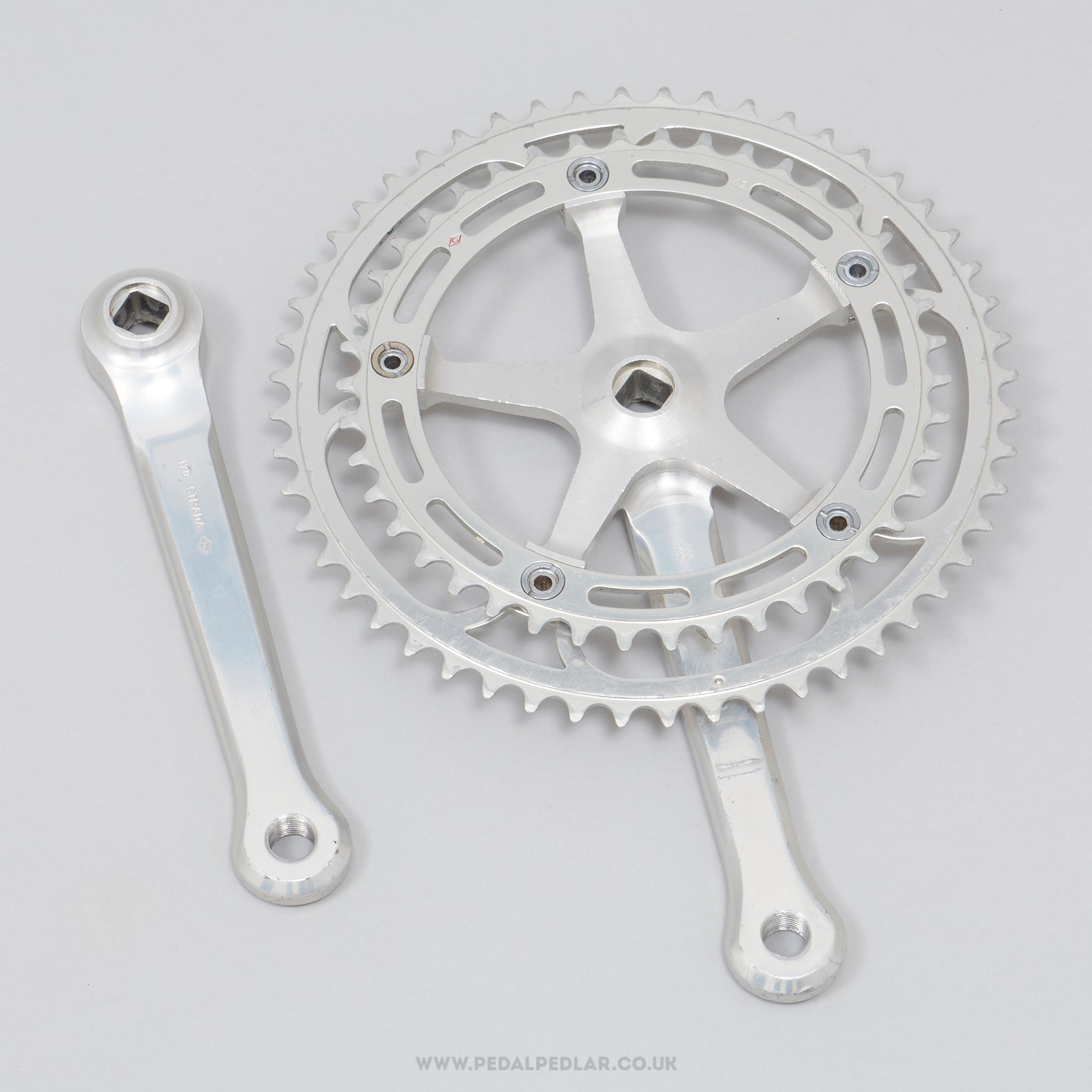 Campagnolo Super Record (1049/A) Strada c.1975 Vintage 170 mm Road Chainset - Pedal Pedlar - Bike Parts For Sale