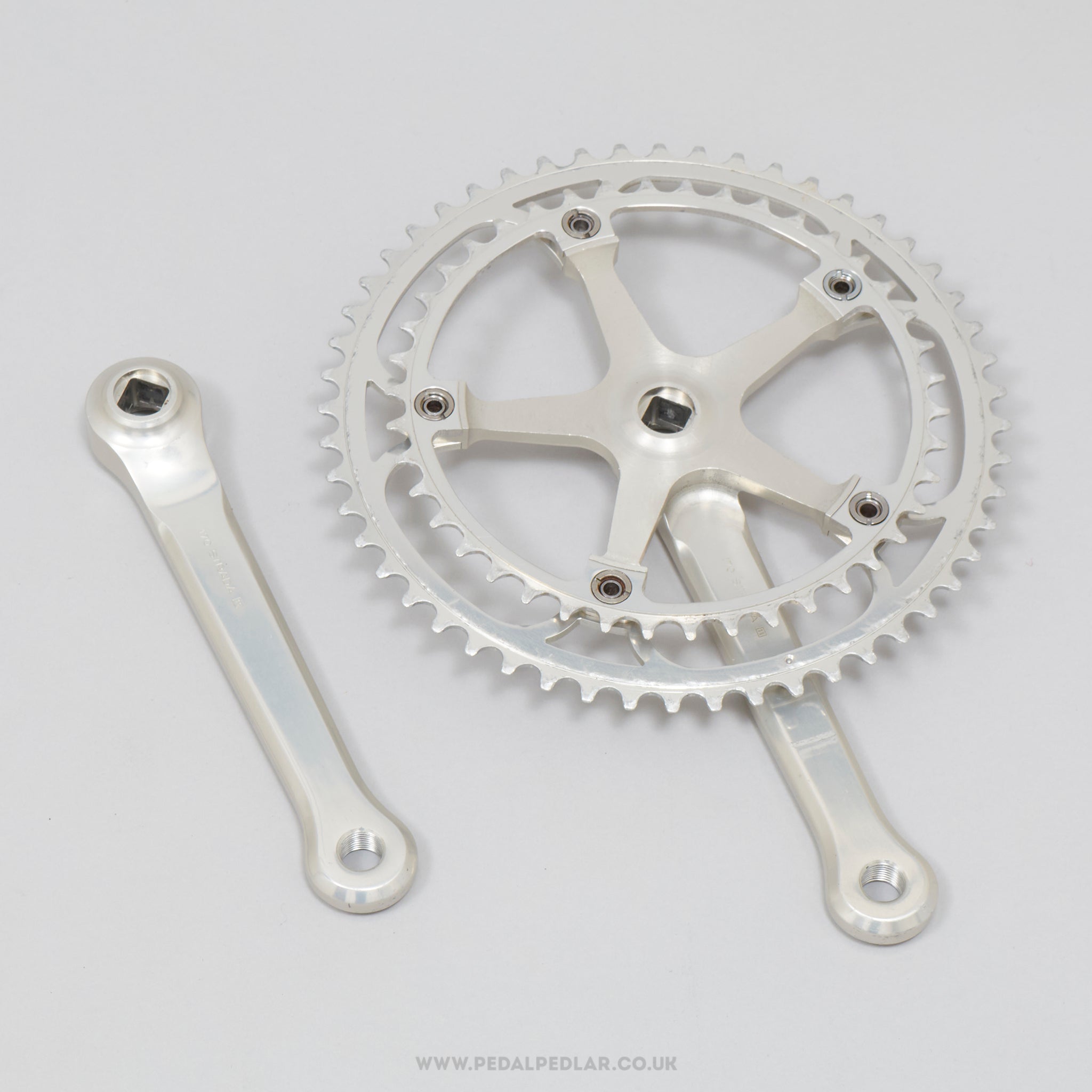 Campagnolo Super Record (1049/A) Strada c.1981 Vintage 170 mm Road Chainset - Pedal Pedlar - Bike Parts For Sale