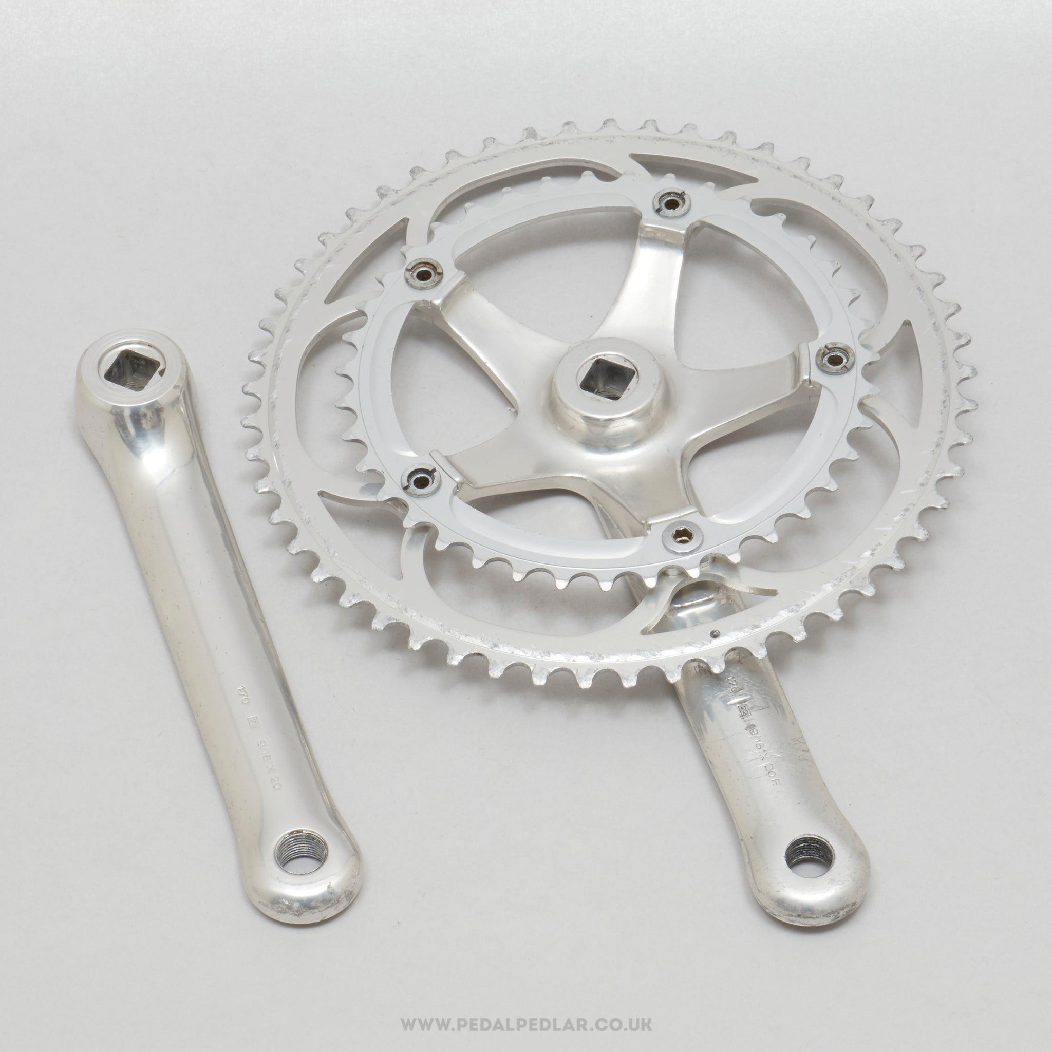 Campagnolo C-Record (A040) 2nd Type Vintage 170 mm Road Chainset - Pedal Pedlar - Bike Parts For Sale