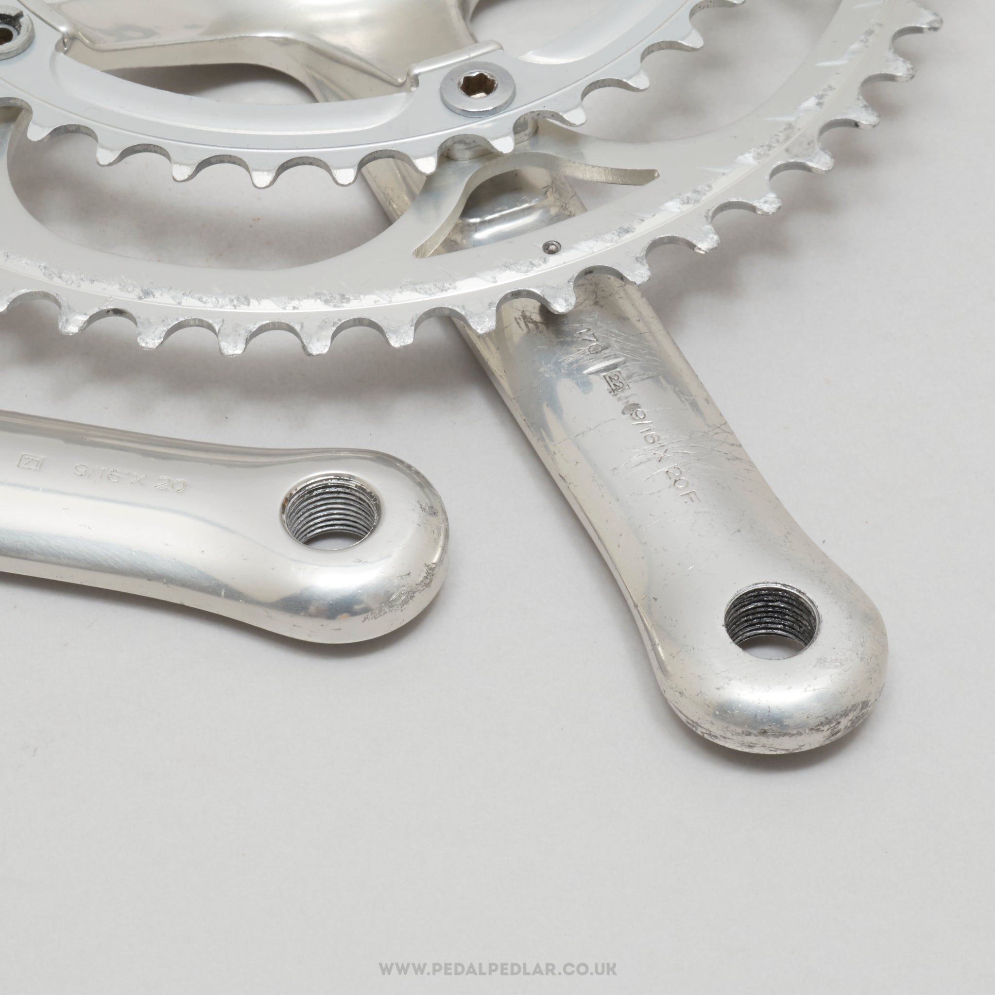 Campagnolo C-Record (A040) 2nd Type Vintage 170 mm Road Chainset - Pedal Pedlar - Bike Parts For Sale