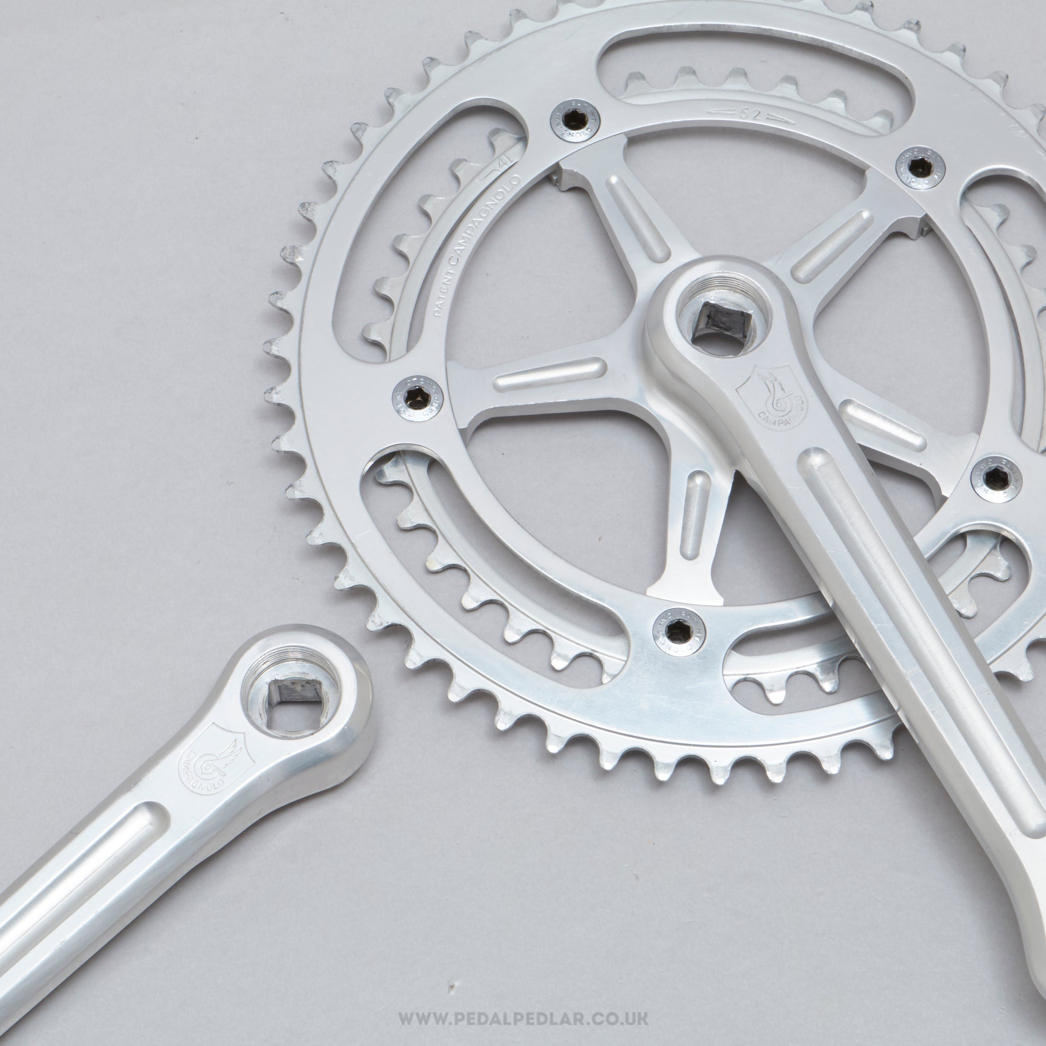 Campagnolo Nuovo Record (1049) Strada c.1978 Vintage 170 mm Road Chainset - Pedal Pedlar - Bike Parts For Sale