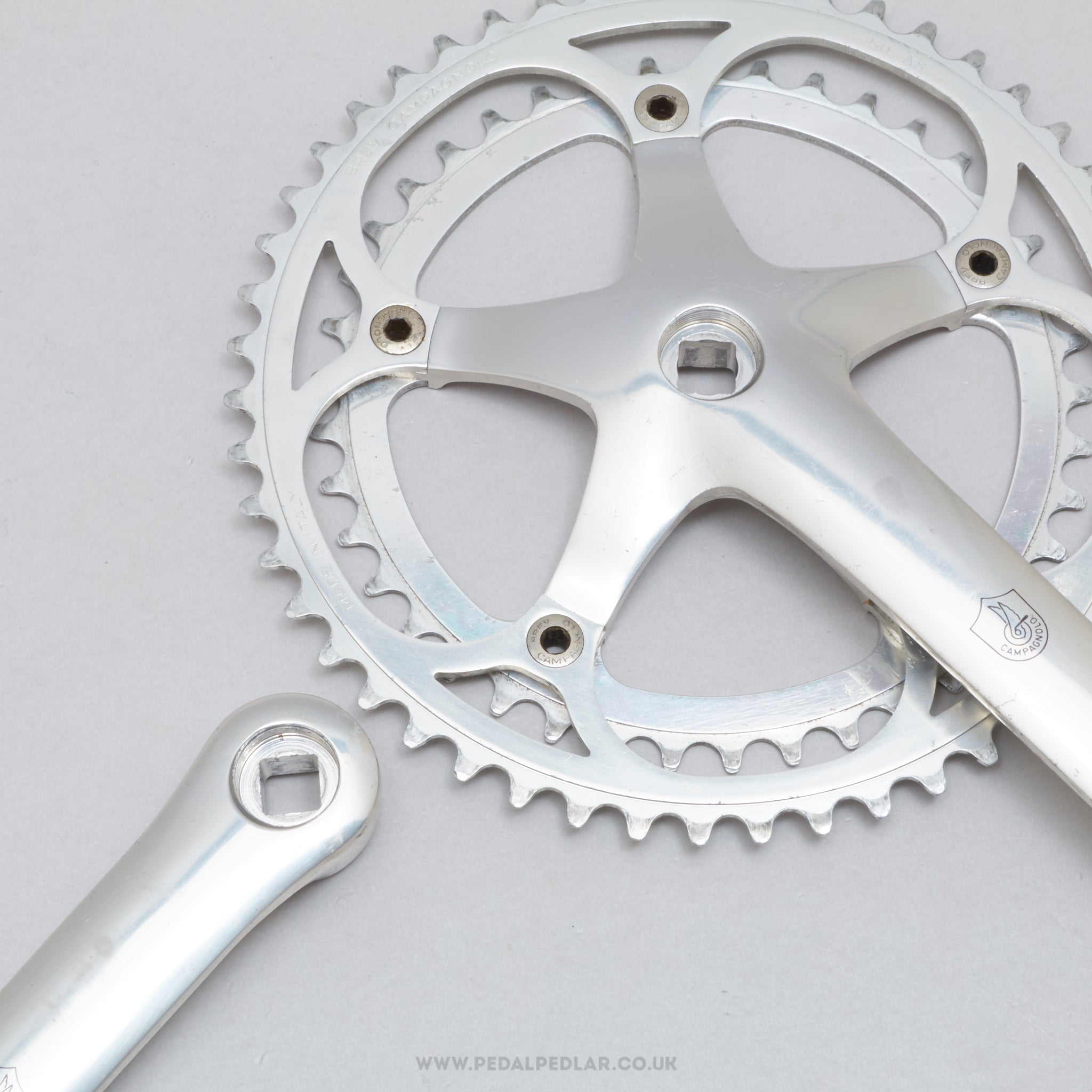 Campagnolo C-Record (A040) 2nd Type c.1990/91 Classic 172.5 mm Road Chainset - Pedal Pedlar - Bike Parts For Sale