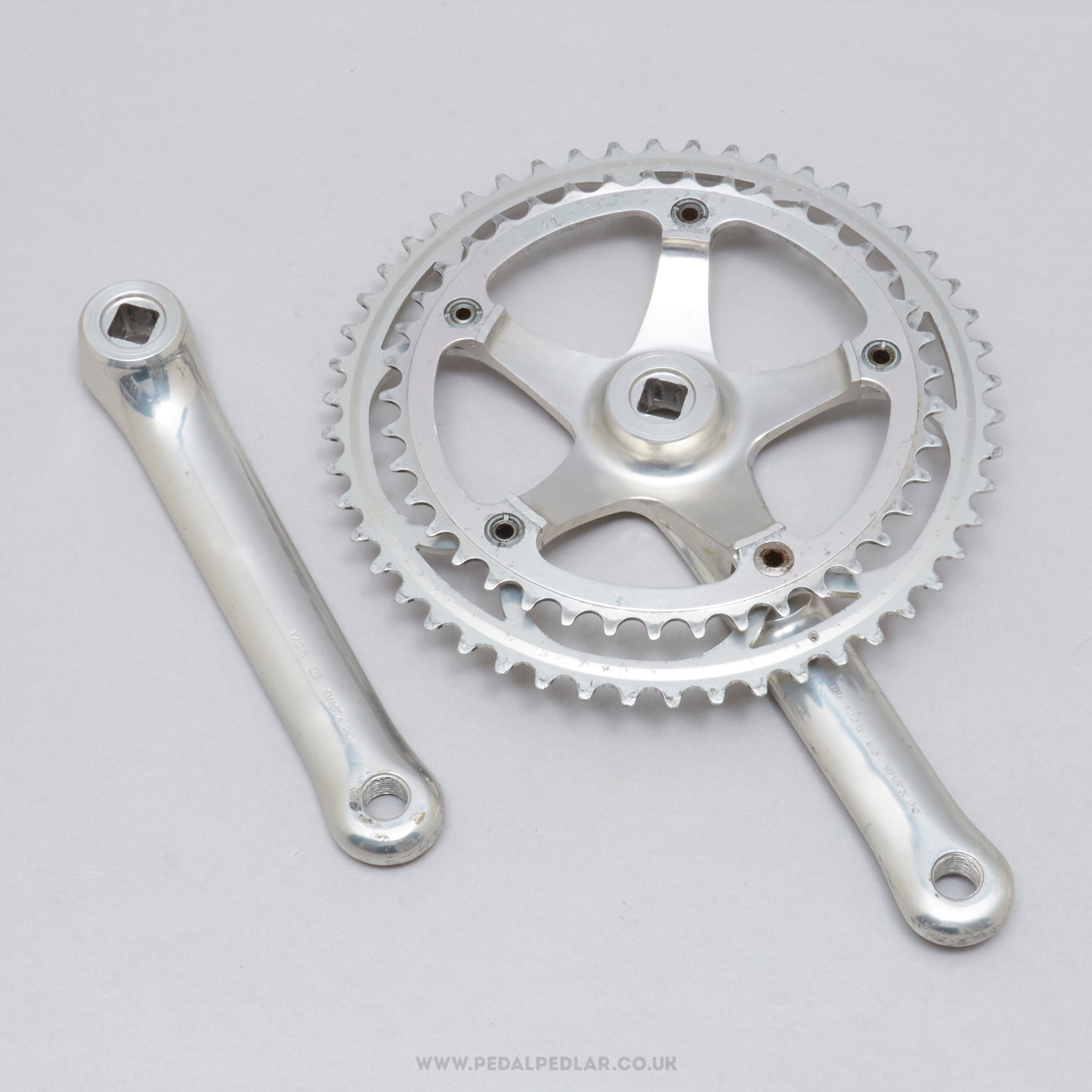 Campagnolo C-Record (A040) 2nd Type c.1990/91 Classic 172.5 mm Road Chainset - Pedal Pedlar - Bike Parts For Sale
