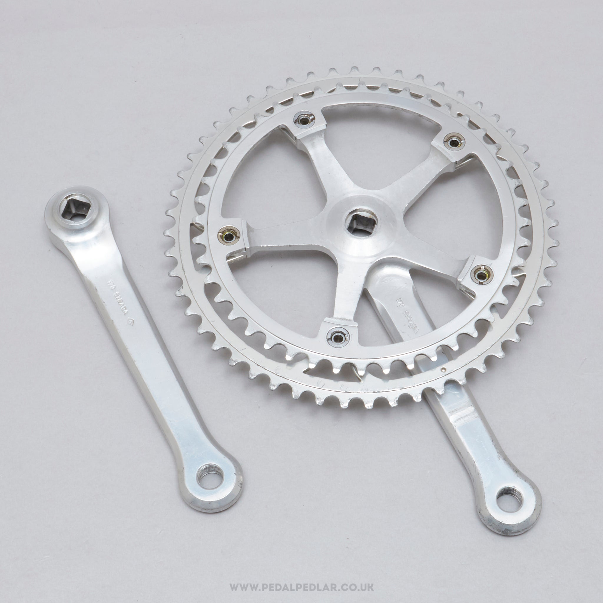 Campagnolo Super Record (1049/A) Strada Vintage 170 mm Road Chainset - Pedal Pedlar - Bike Parts For Sale
