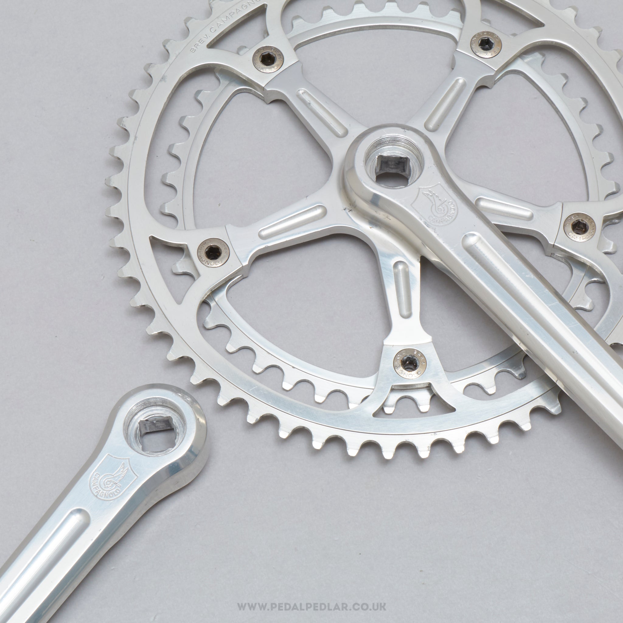 Campagnolo Super Record (1049/A) Strada Vintage 170 mm Road Chainset - Pedal Pedlar - Bike Parts For Sale
