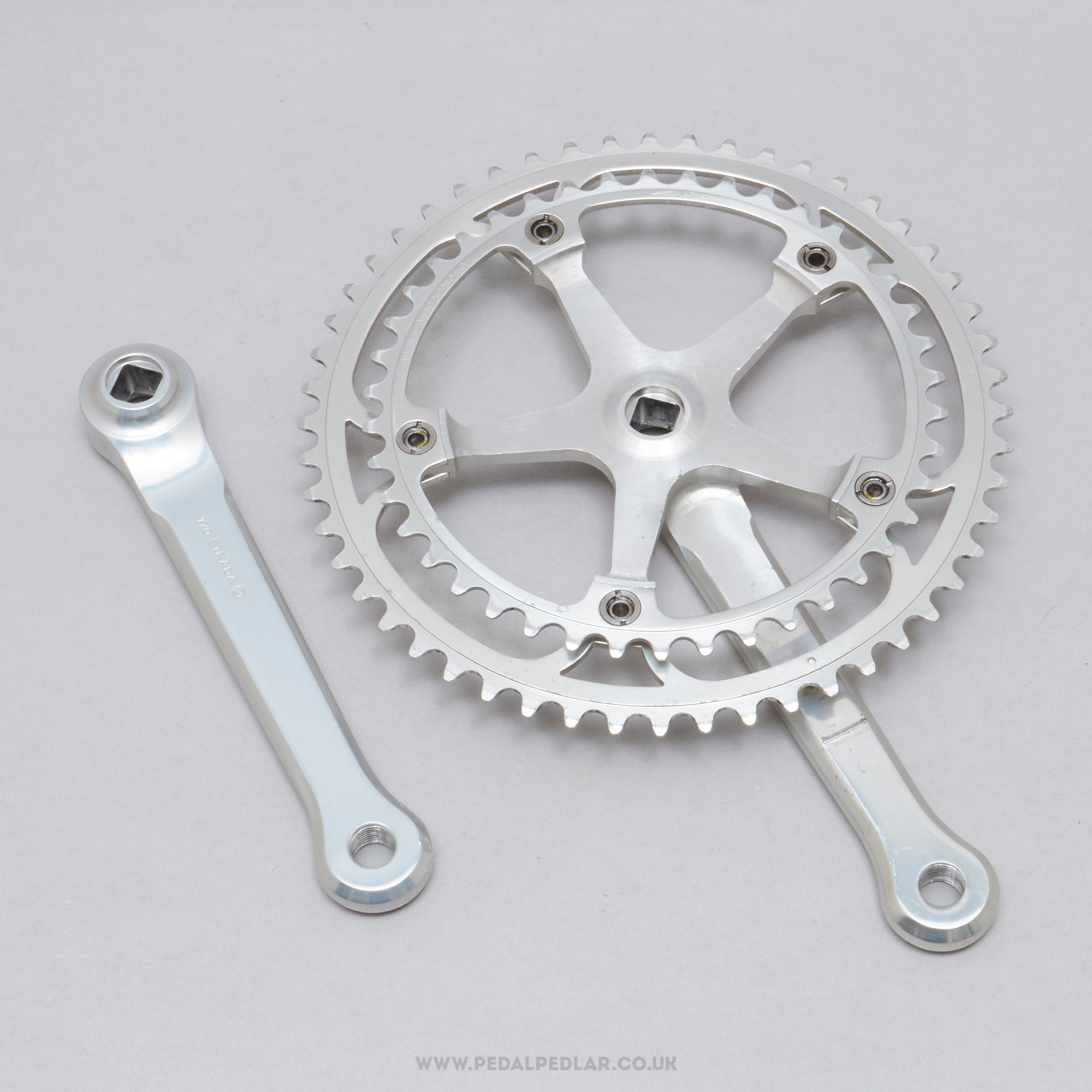 Campagnolo Super Record (1049/A) Strada Vintage 170 mm Road Chainset - Pedal Pedlar - Bike Parts For Sale