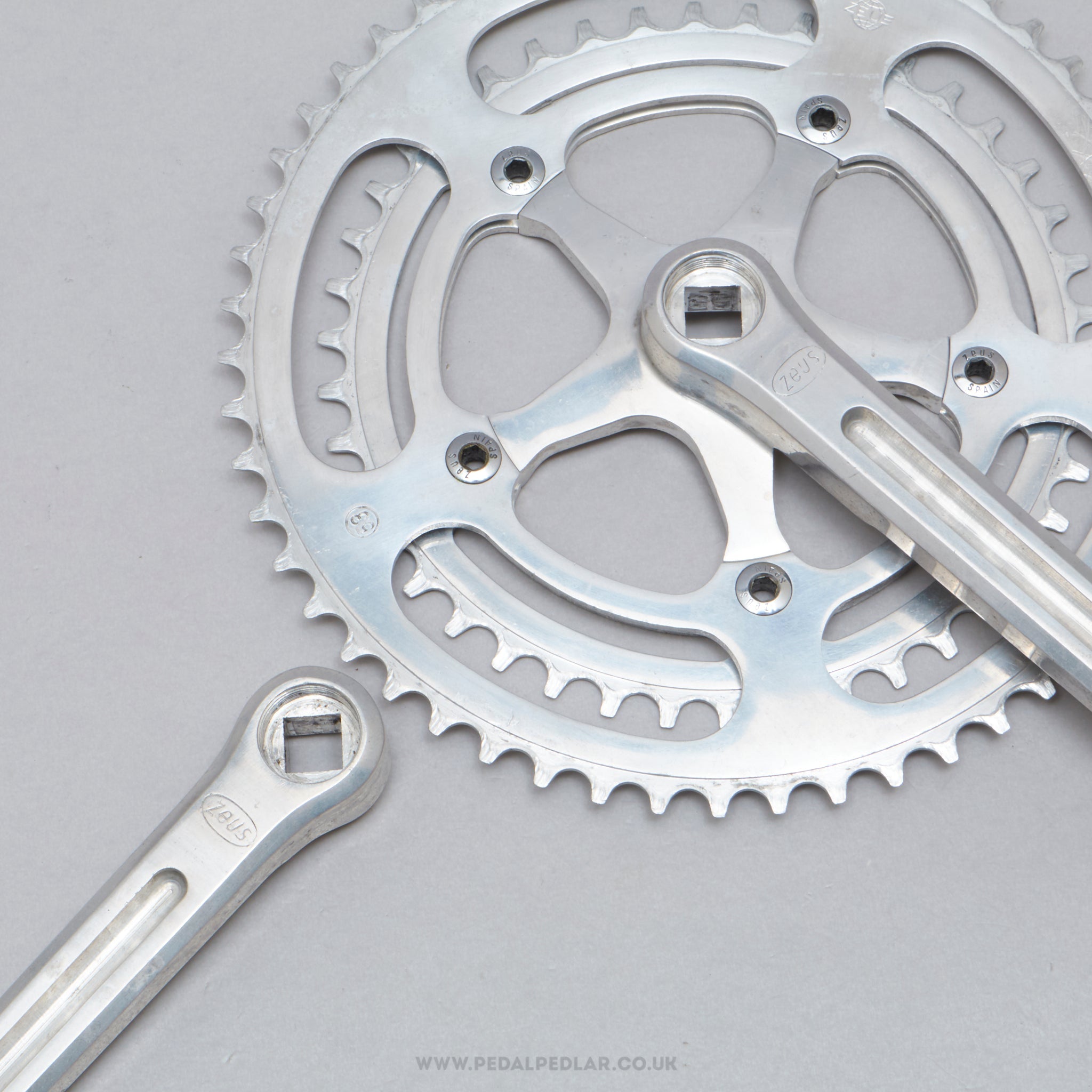 Zeus Gran Sport (13100.00) Vintage 170 mm Road Chainset - Pedal Pedlar - Bike Parts For Sale