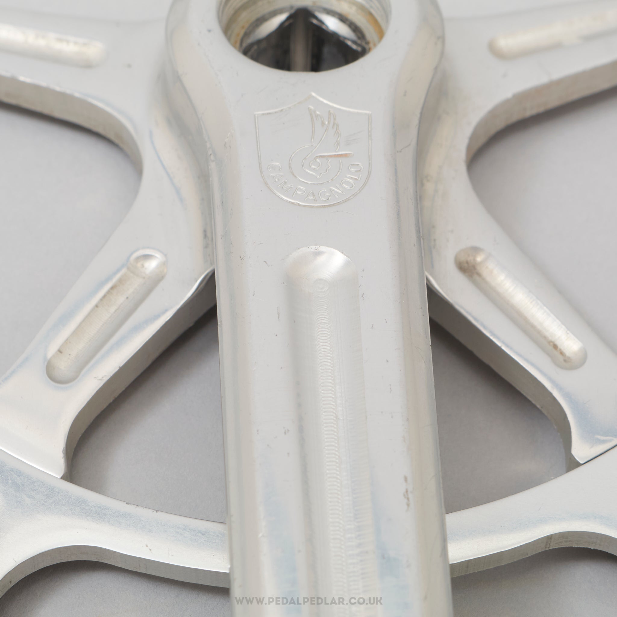 Campagnolo Record (1051) Pista 151 BCD Later Type Vintage 165 mm Track Chainset - Pedal Pedlar - Bike Parts For Sale