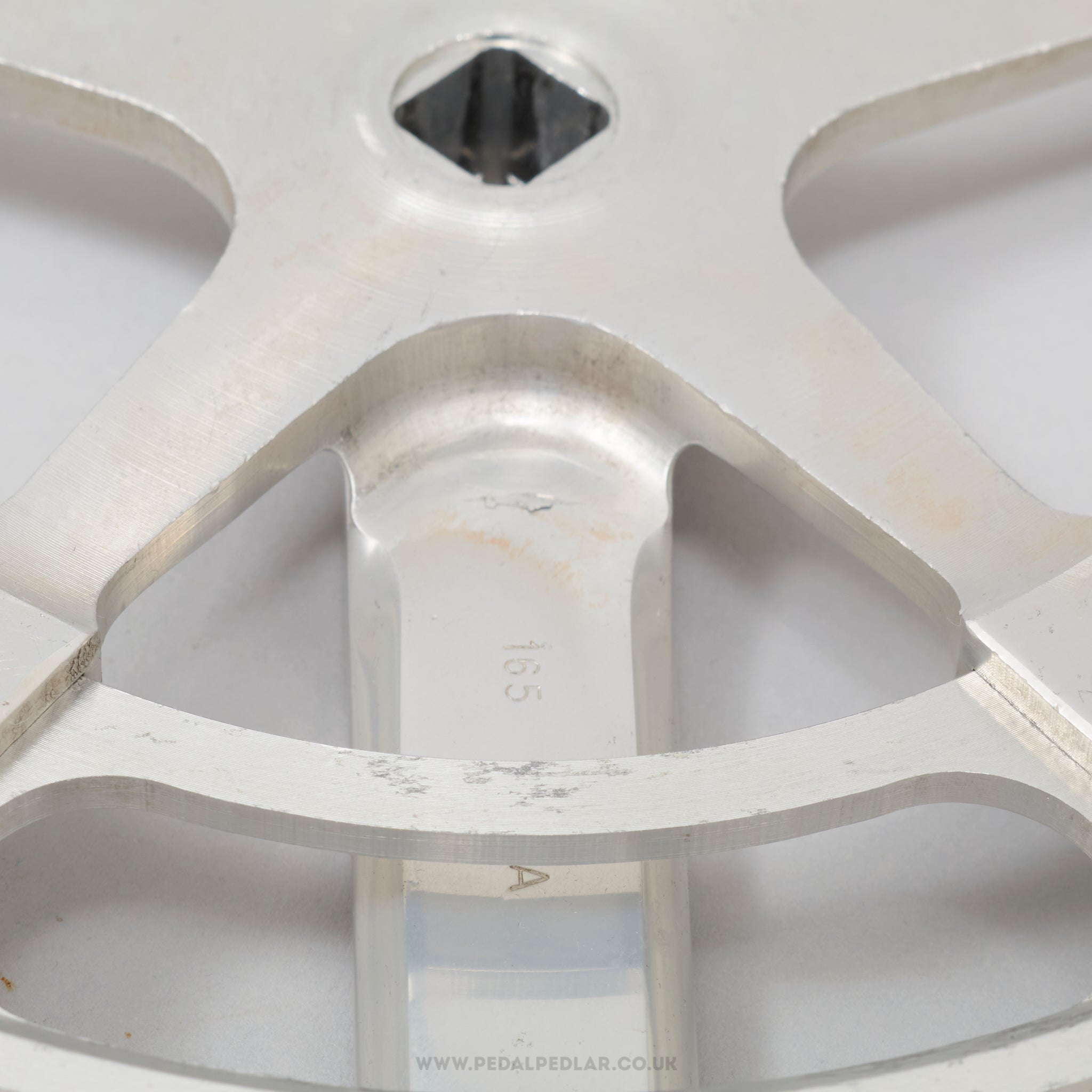 Campagnolo Record (1051) Pista 151 BCD Later Type Vintage 165 mm Track Chainset - Pedal Pedlar - Bike Parts For Sale