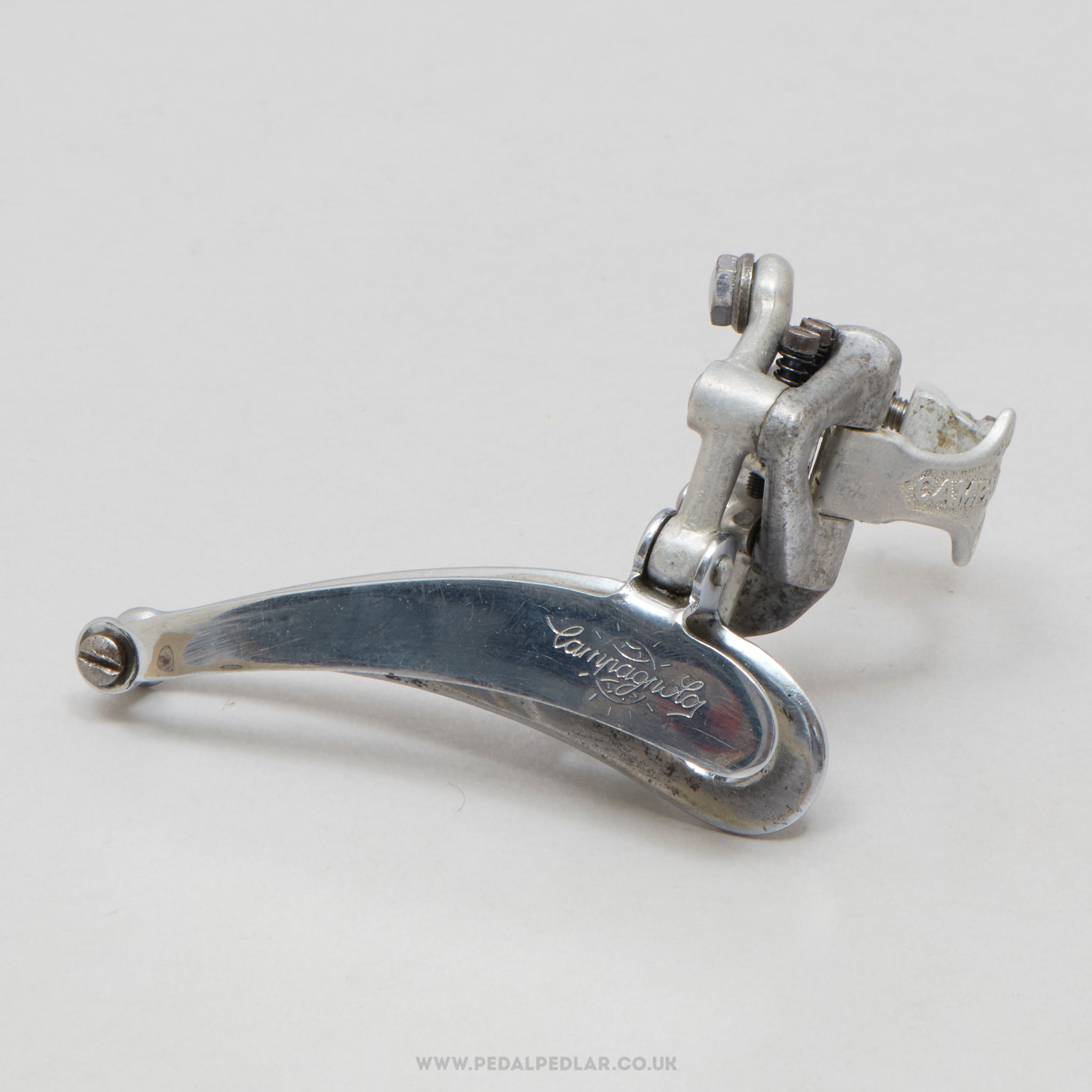 Campagnolo Record (1052/1) 3rd Gen v2 Vintage Clamp-On 28.6 mm Front Derailleur - Pedal Pedlar - Bike Parts For Sale