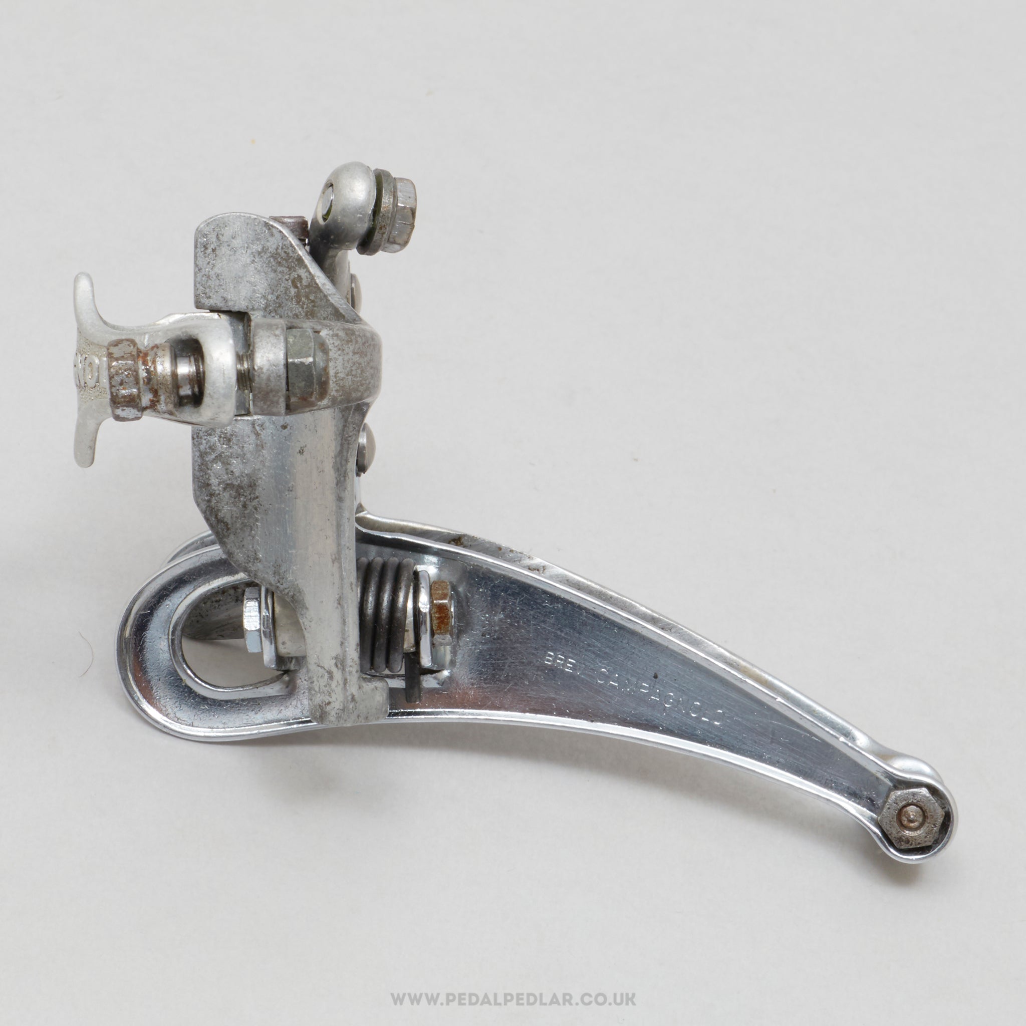 Campagnolo Record (1052/1) 3rd Gen v2 Vintage Clamp-On 28.6 mm Front Derailleur - Pedal Pedlar - Bike Parts For Sale