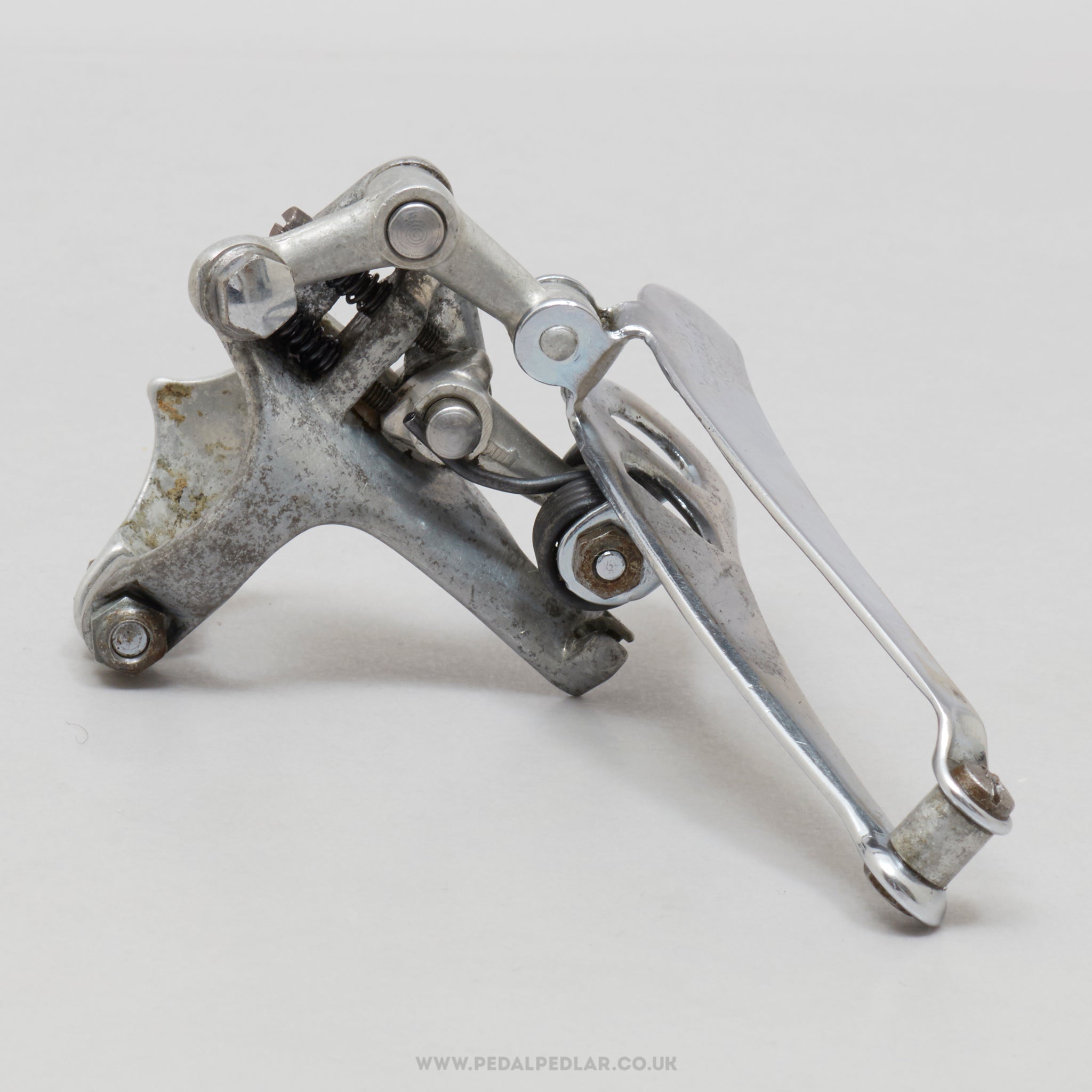 Campagnolo Record (1052/1) 3rd Gen v2 Vintage Clamp-On 28.6 mm Front Derailleur - Pedal Pedlar - Bike Parts For Sale
