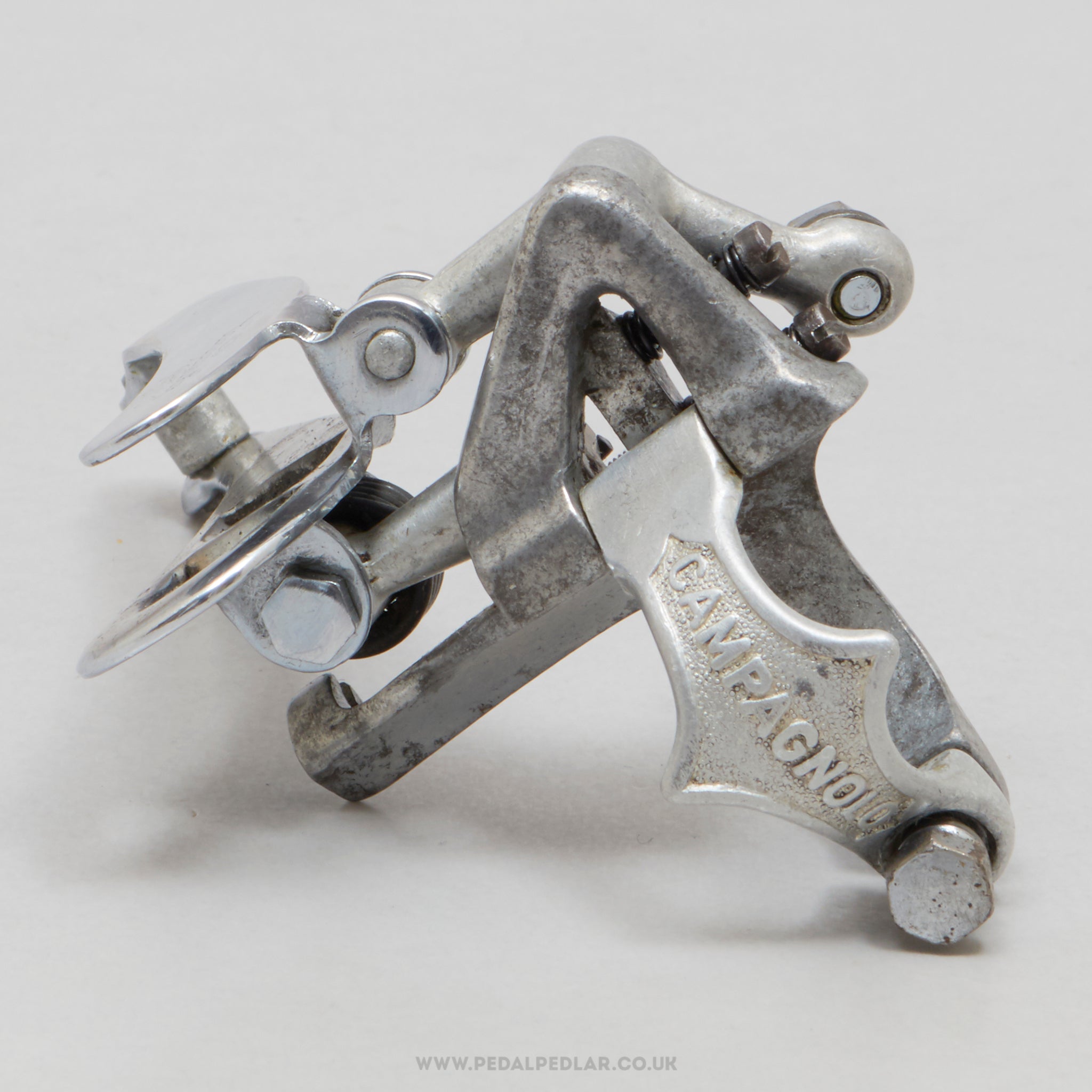 Campagnolo Record (1052/1) 3rd Gen v2 Vintage Clamp-On 28.6 mm Front Derailleur - Pedal Pedlar - Bike Parts For Sale